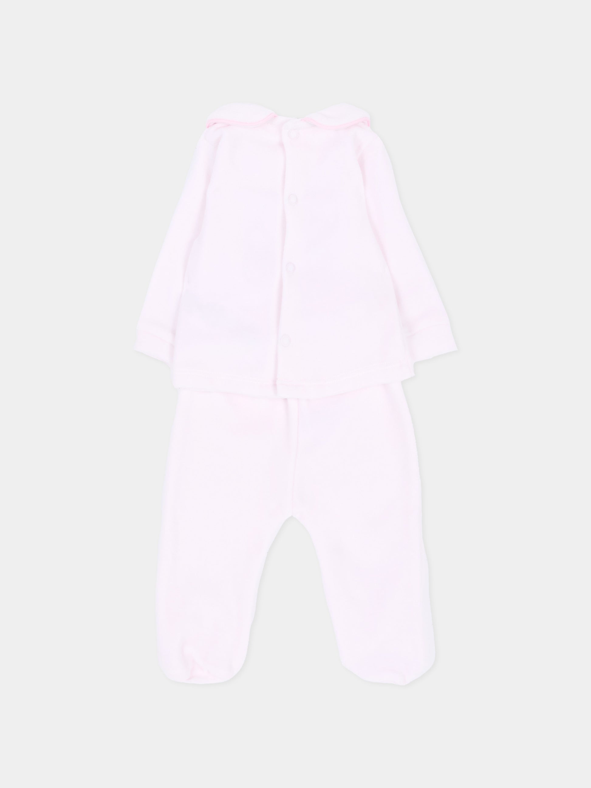 Completo nascita rosa con orsetto,Nanán,I26002R