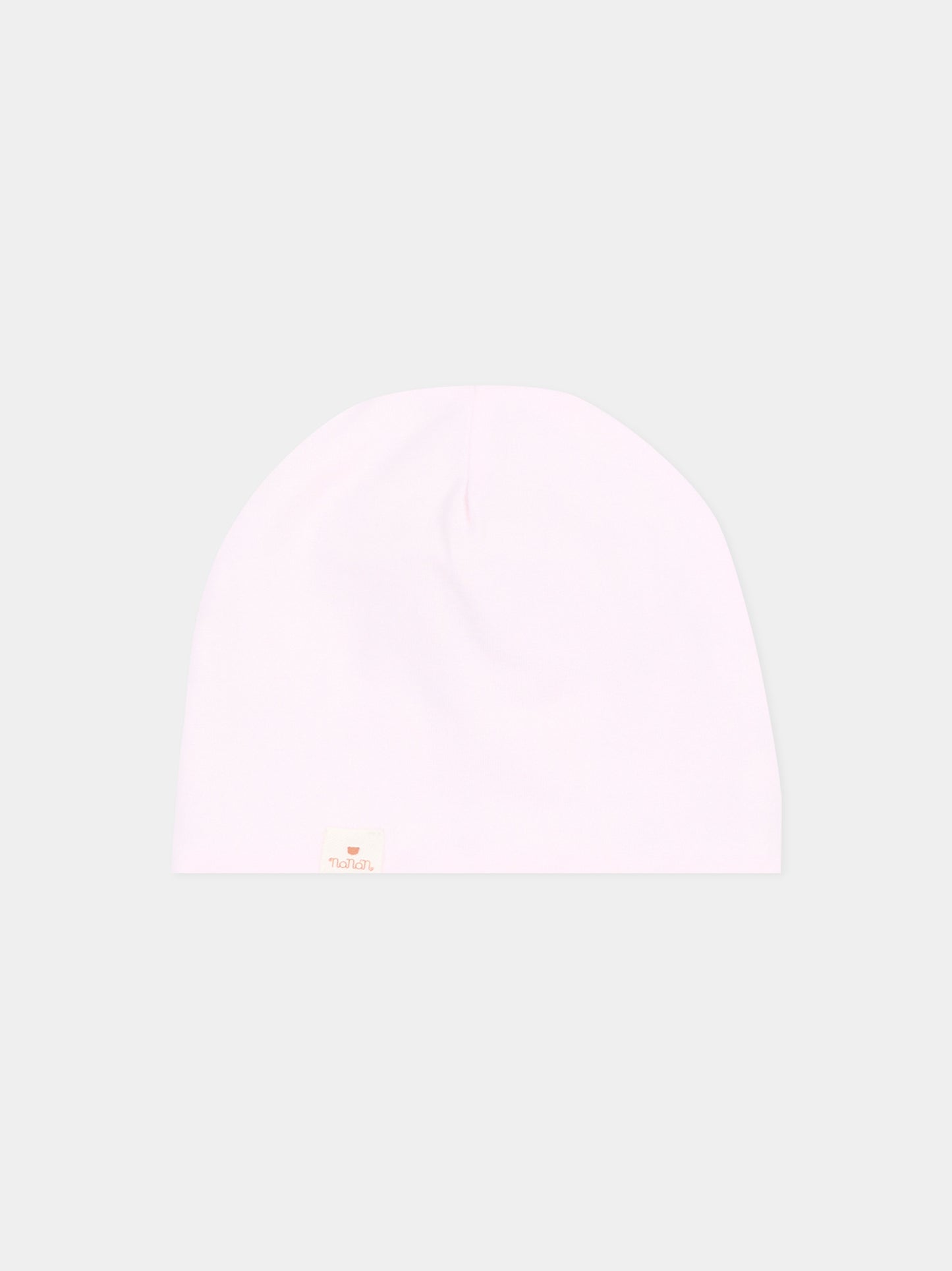 Cappellino rosa per neonata con logo,Nanán,I26020R