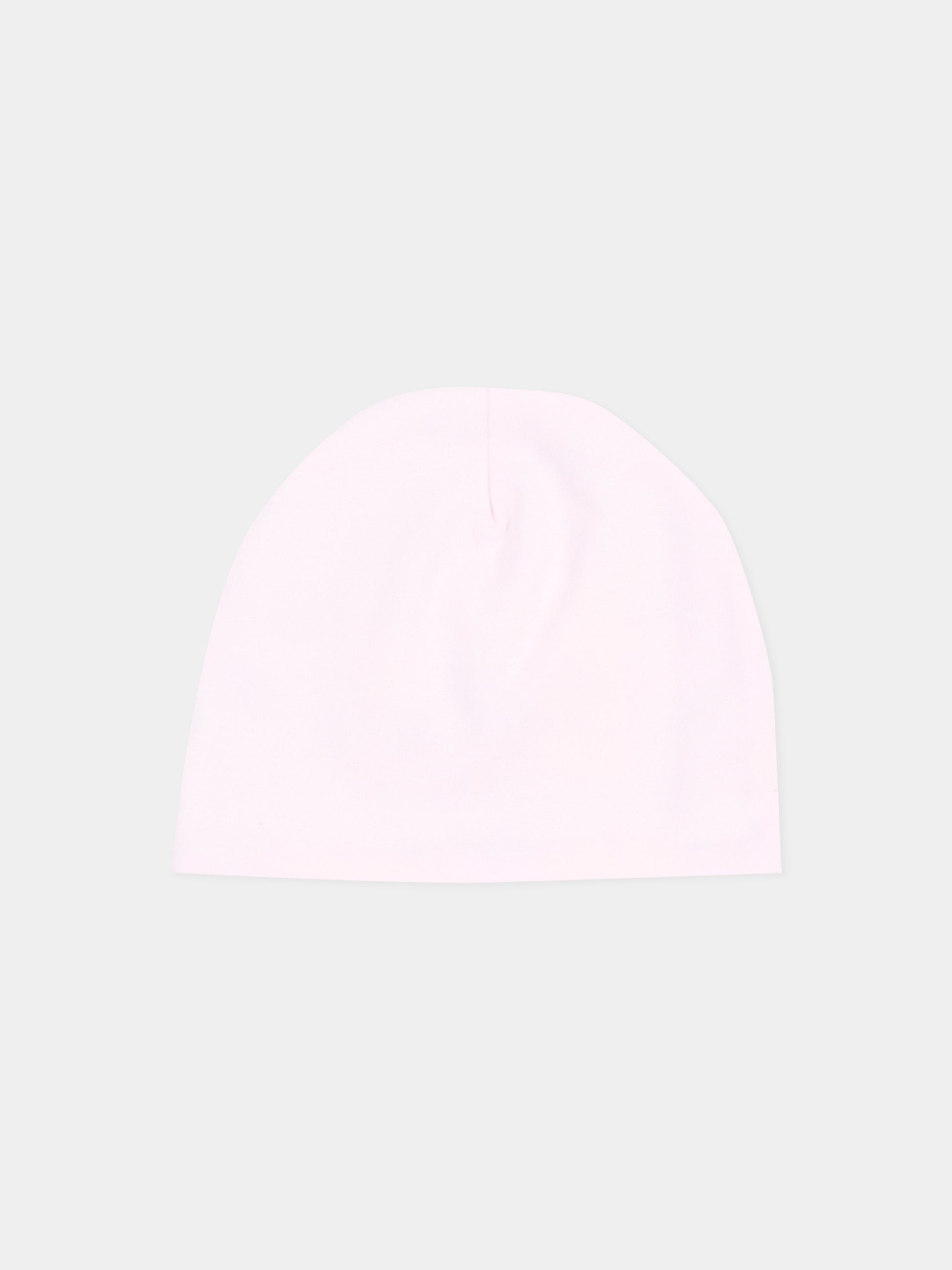 Cappellino rosa per neonata con logo,Nanán,I26020R