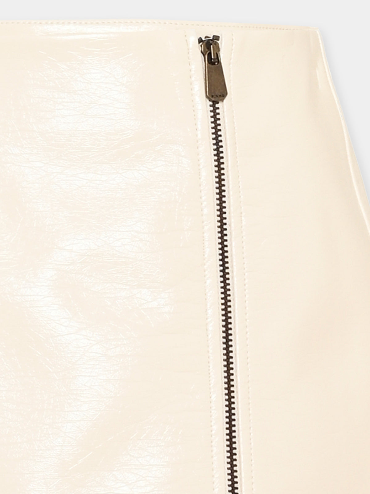 Gonna avorio con zip per bambina,Pinko,KFGO027 0 PE022 0020