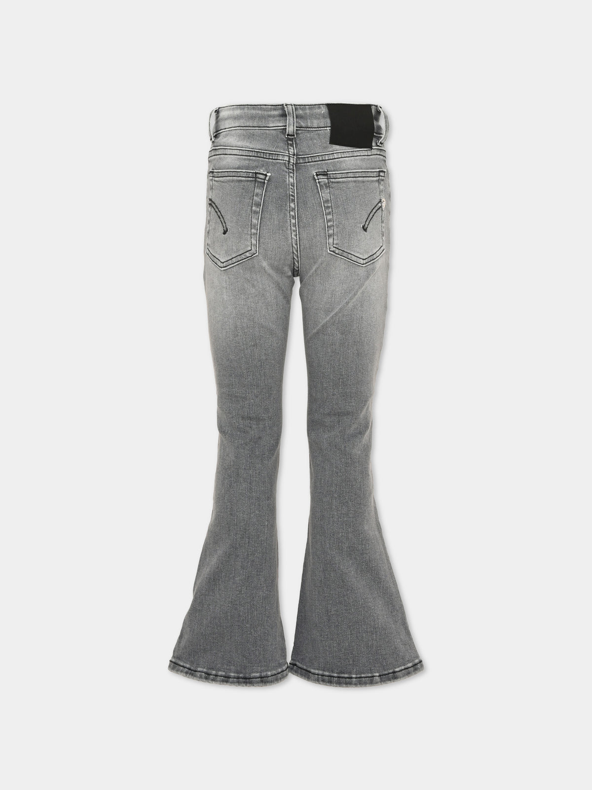Jeans grigio per bambina a campana,Dondup Kids,DFPA236 C DS039 5000