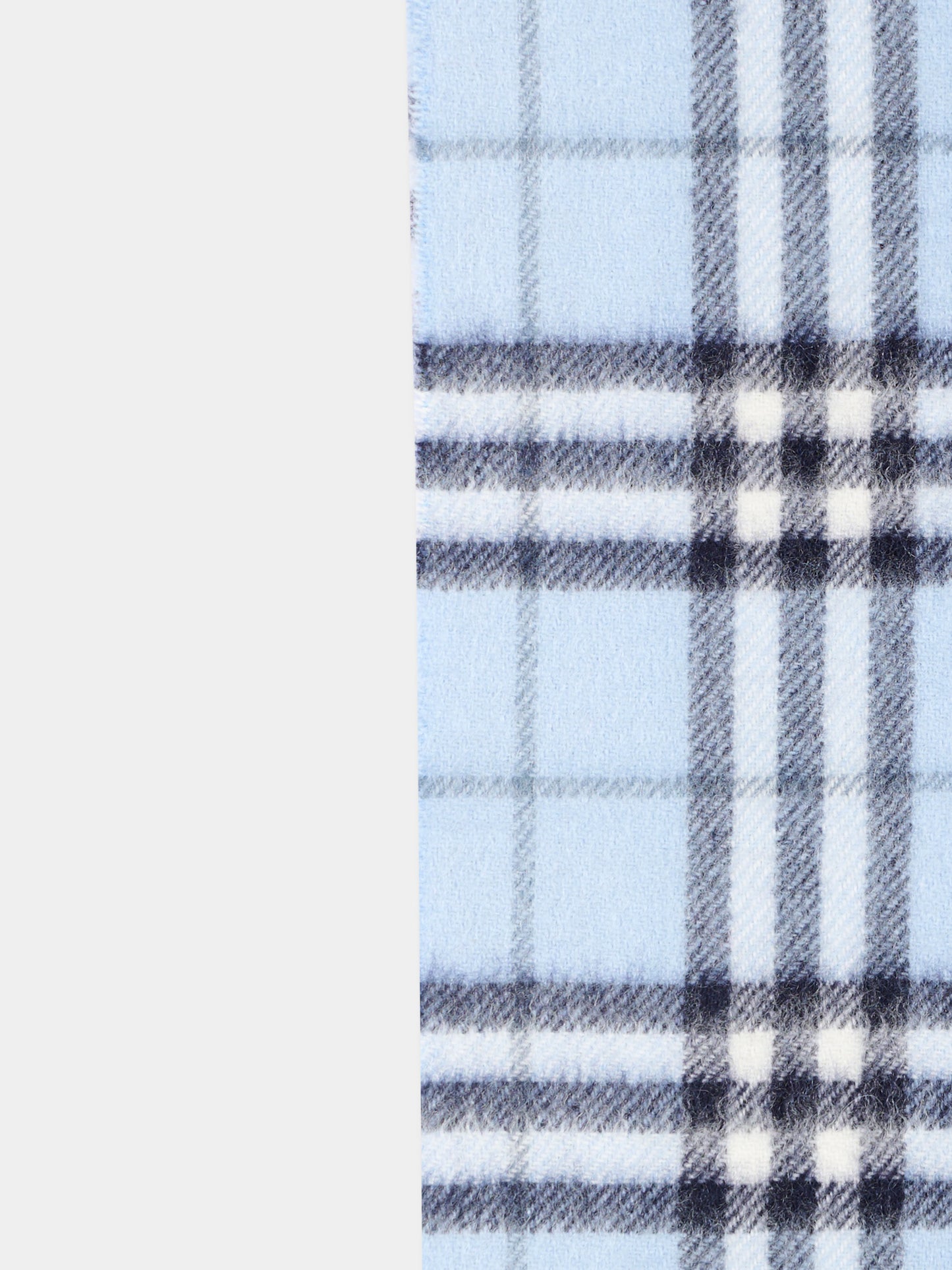 Sciarpa celeste per bambino con Check Vintage,Burberry Kids,8132636 C3263