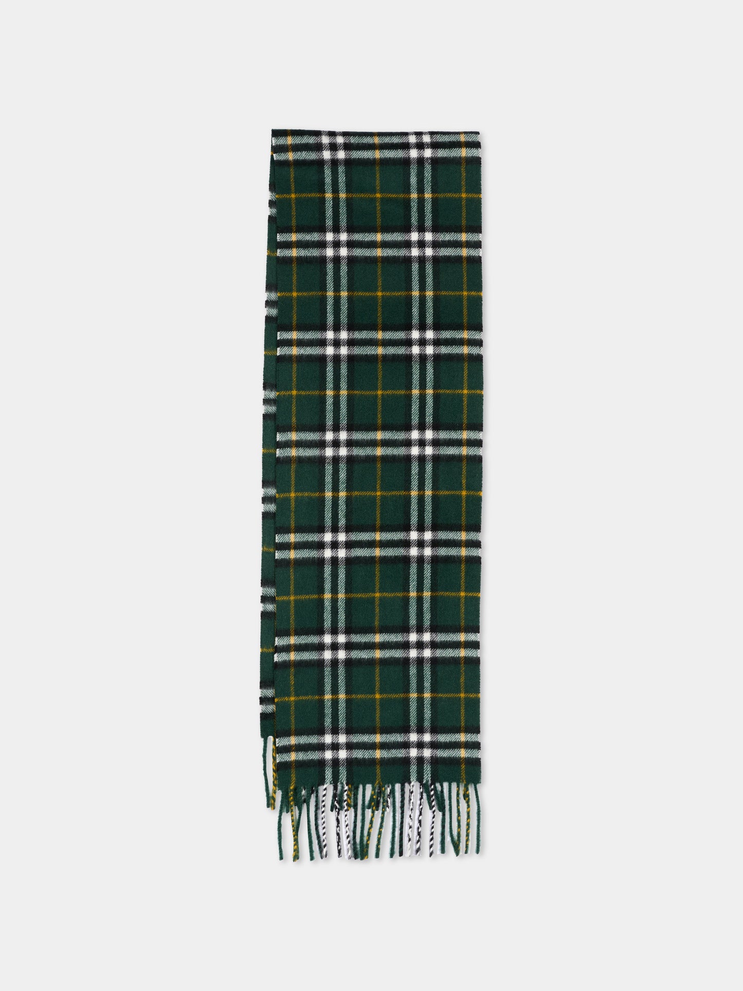 Sciarpa verde per bambini con Check Vintage,Burberry Kids,8132639 A9545