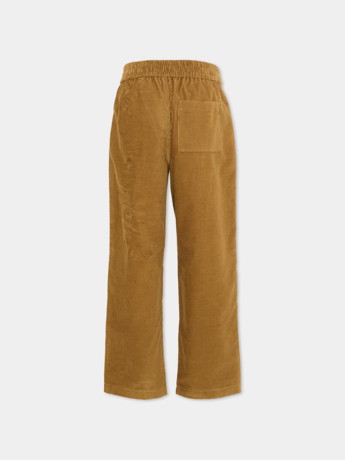 Pantalone marrone in velluto a coste per bambino,Burberry Kids,8131119 A7026