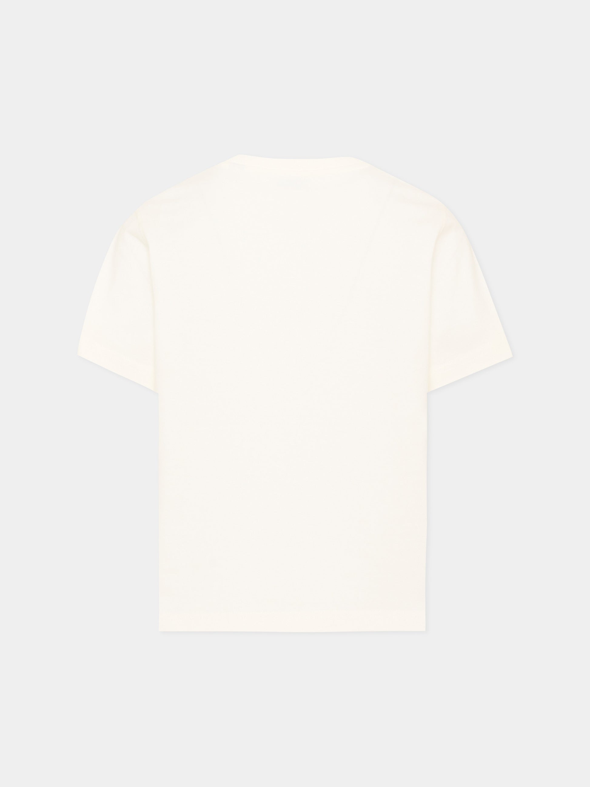 T-shirt avorio per bambina con Thomas Bear,Burberry Kids,8131953 A2014
