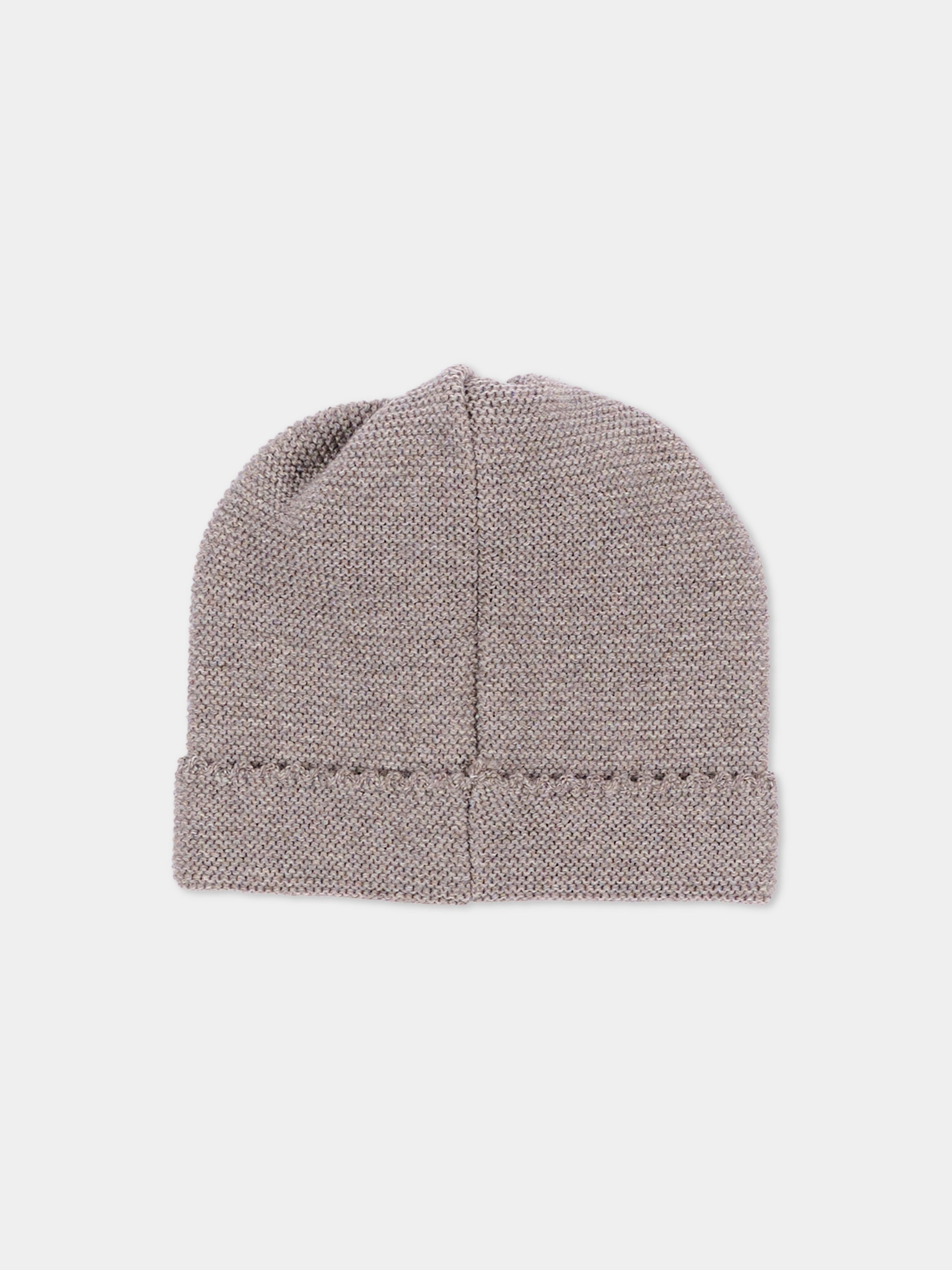Cappello marrone per neonati,Little Bear,4124 TORTORA/TORTORA