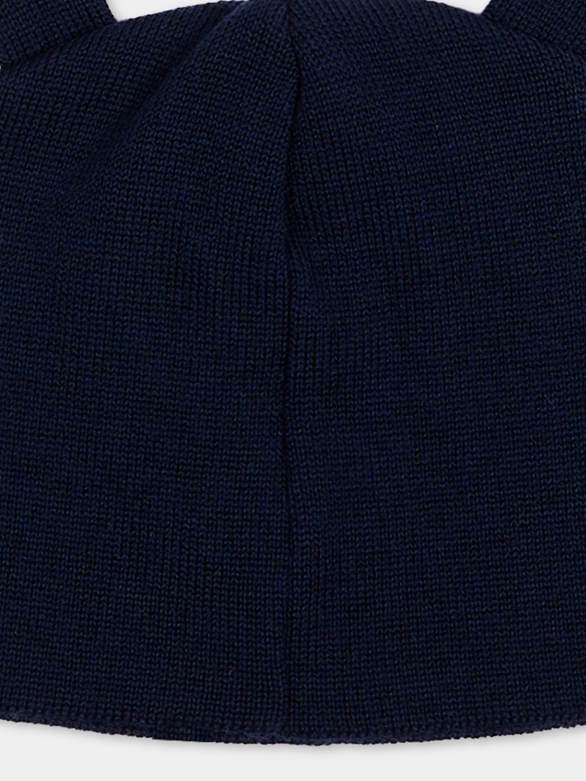 Cappello blu per neonato con orecchie,Little Bear,4103 BLU