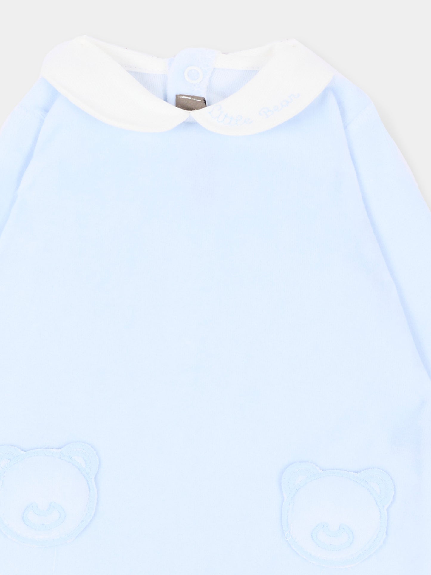 Tutina celeste per neonato con orsetti,Little Bear,4045 CIELO