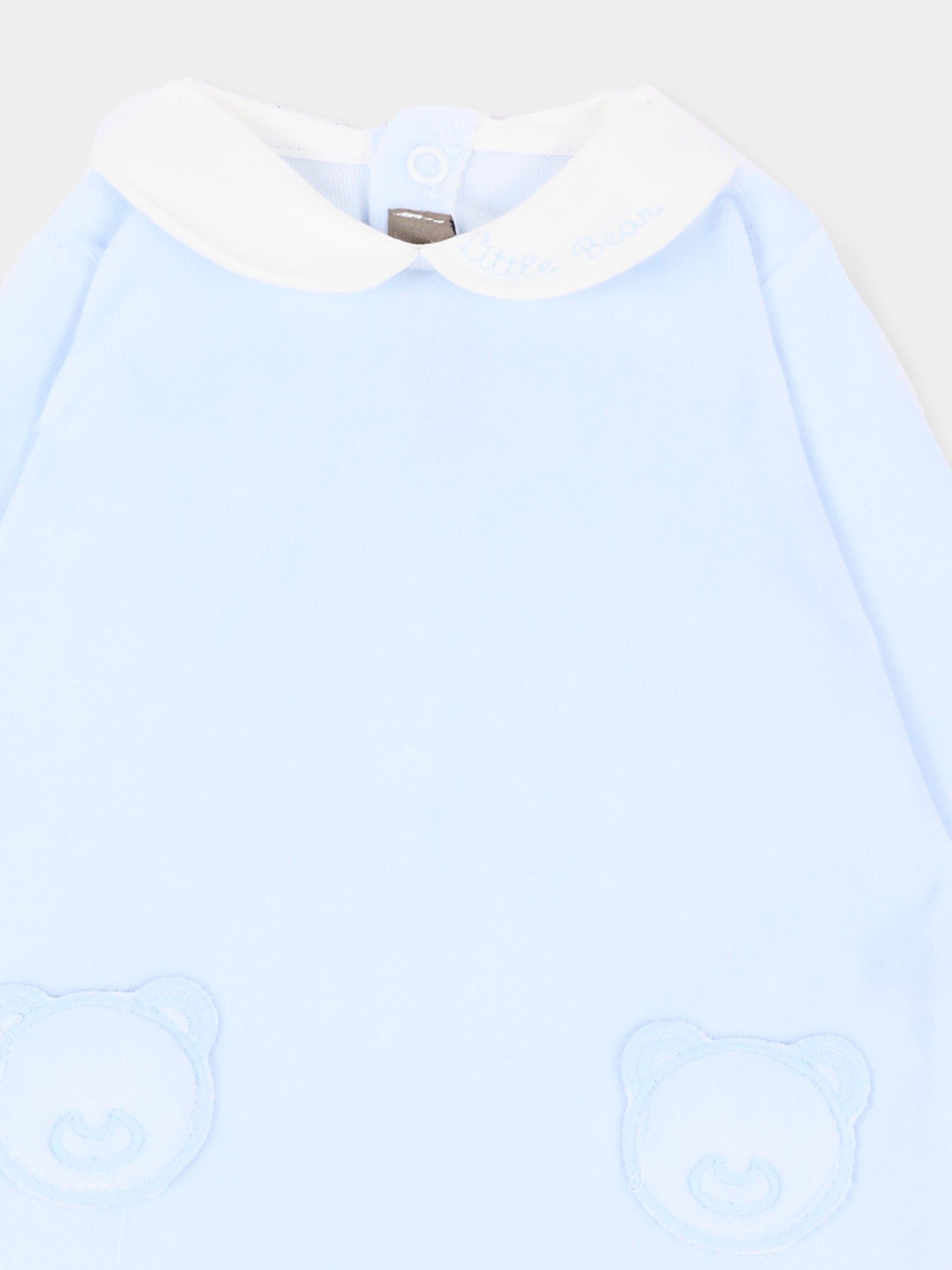 Tutina celeste per neonato con orsetti,Little Bear,4045 CIELO