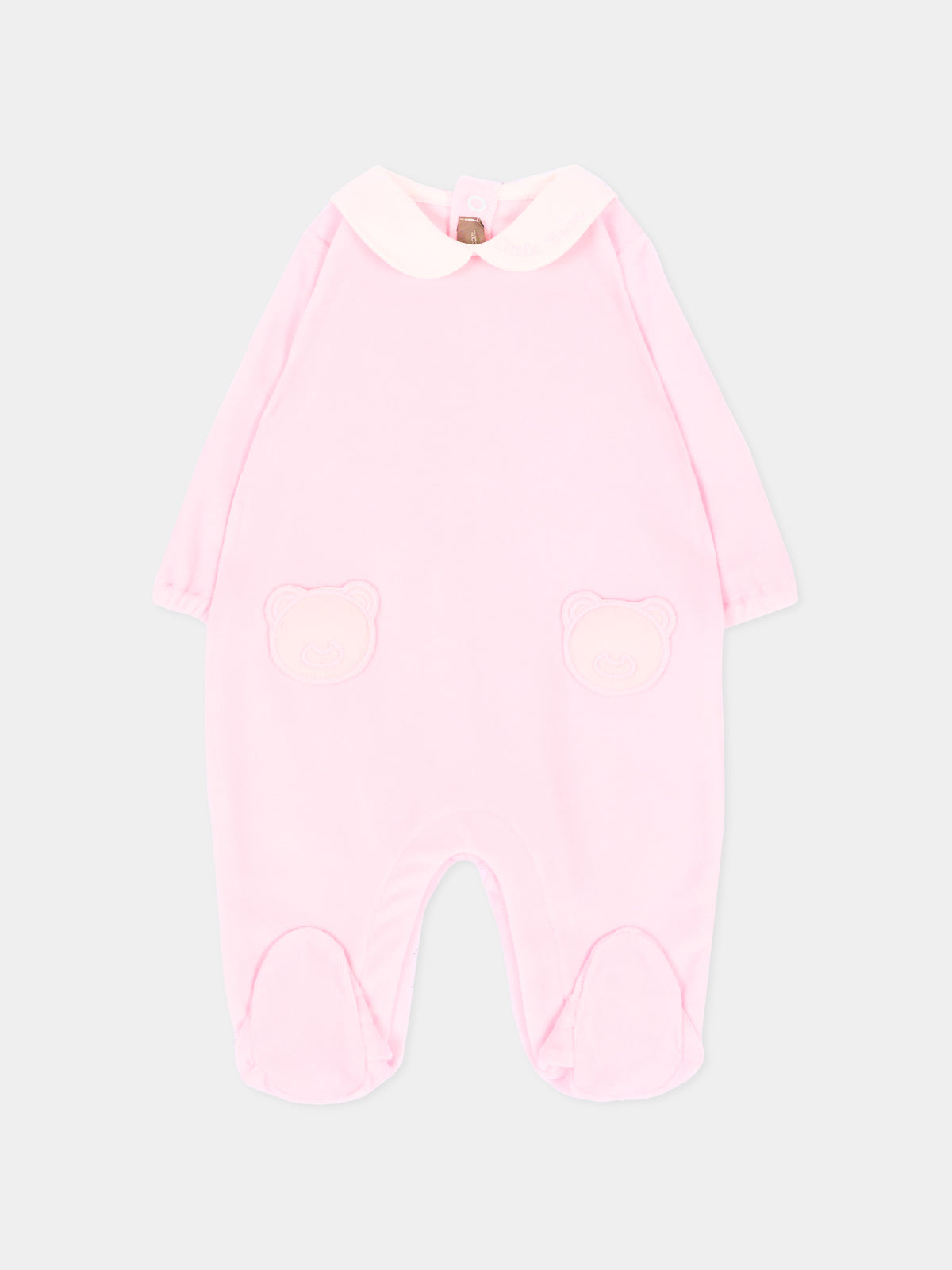 Tutina rosa per neonata con orsetti,Little Bear,4045 ROSA