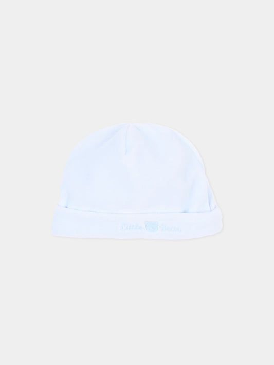 Cappello celeste per neonato,Little Bear,4054 CIELO