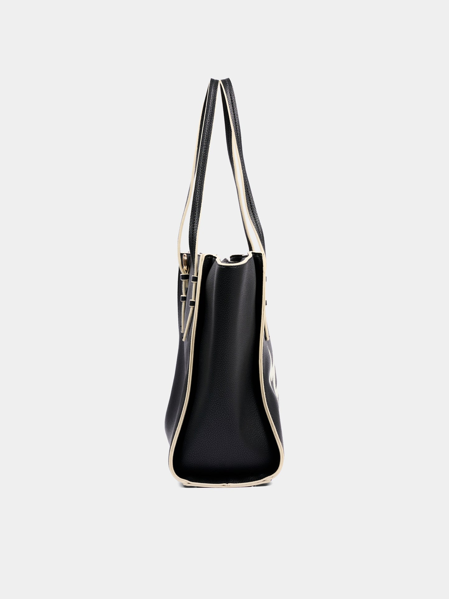 Borsa nera per bambina con logo,Msgm Kids,F5MSJGBA097 110
