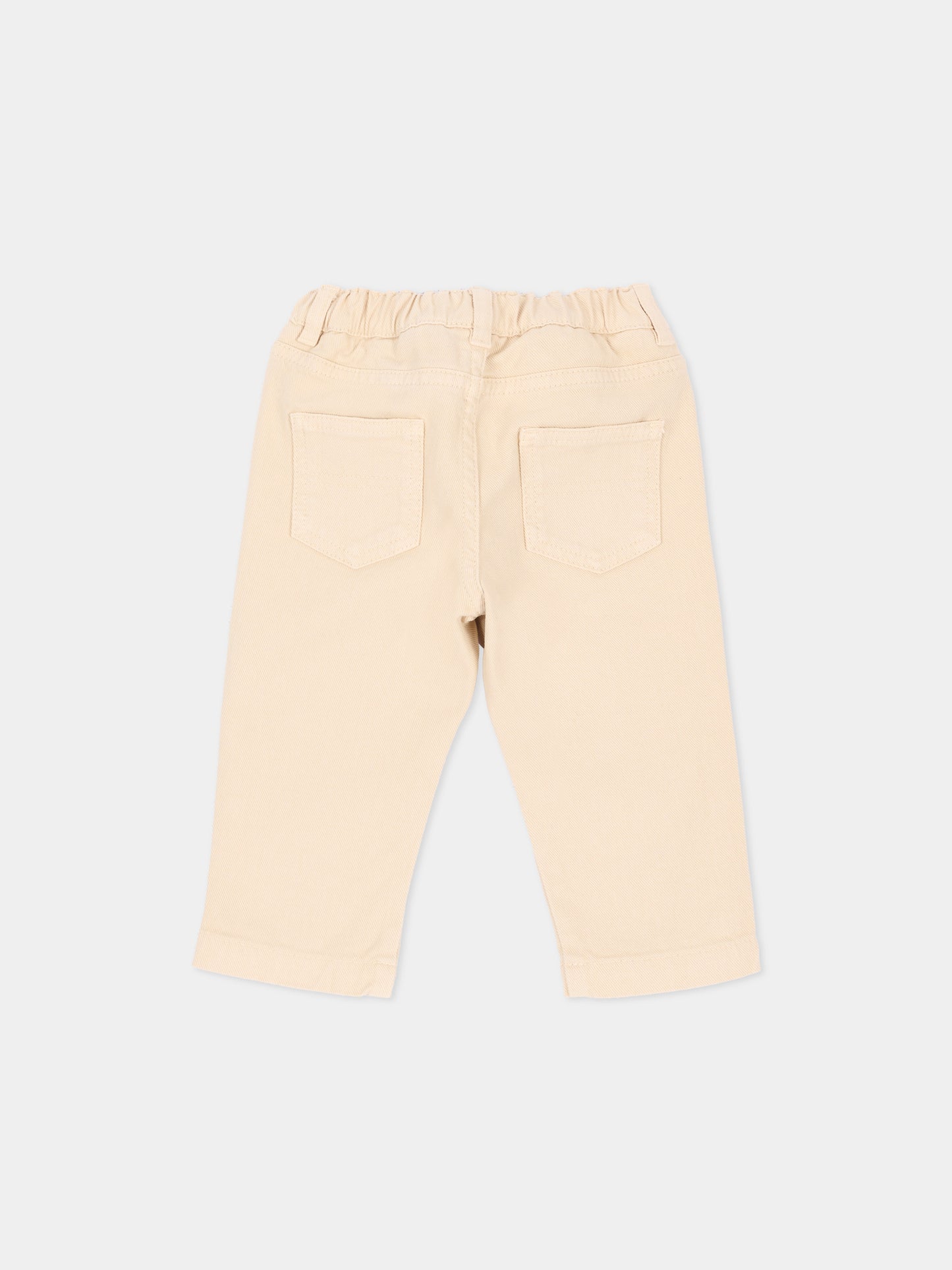 Pantalone beige per neonato,Fay Kids,FZ6320 Z3702 115