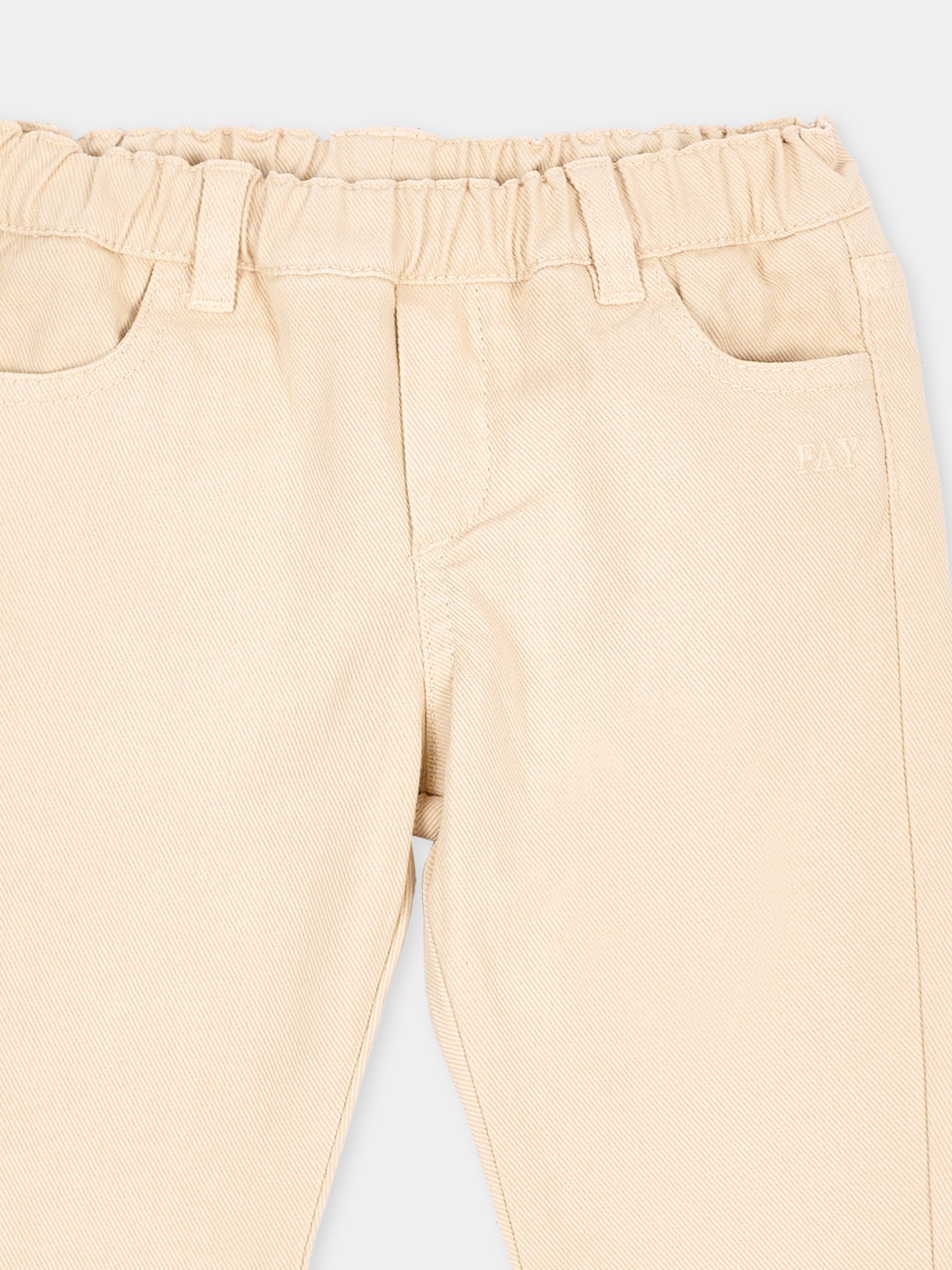 Pantalone beige per neonato,Fay Kids,FZ6320 Z3702 115