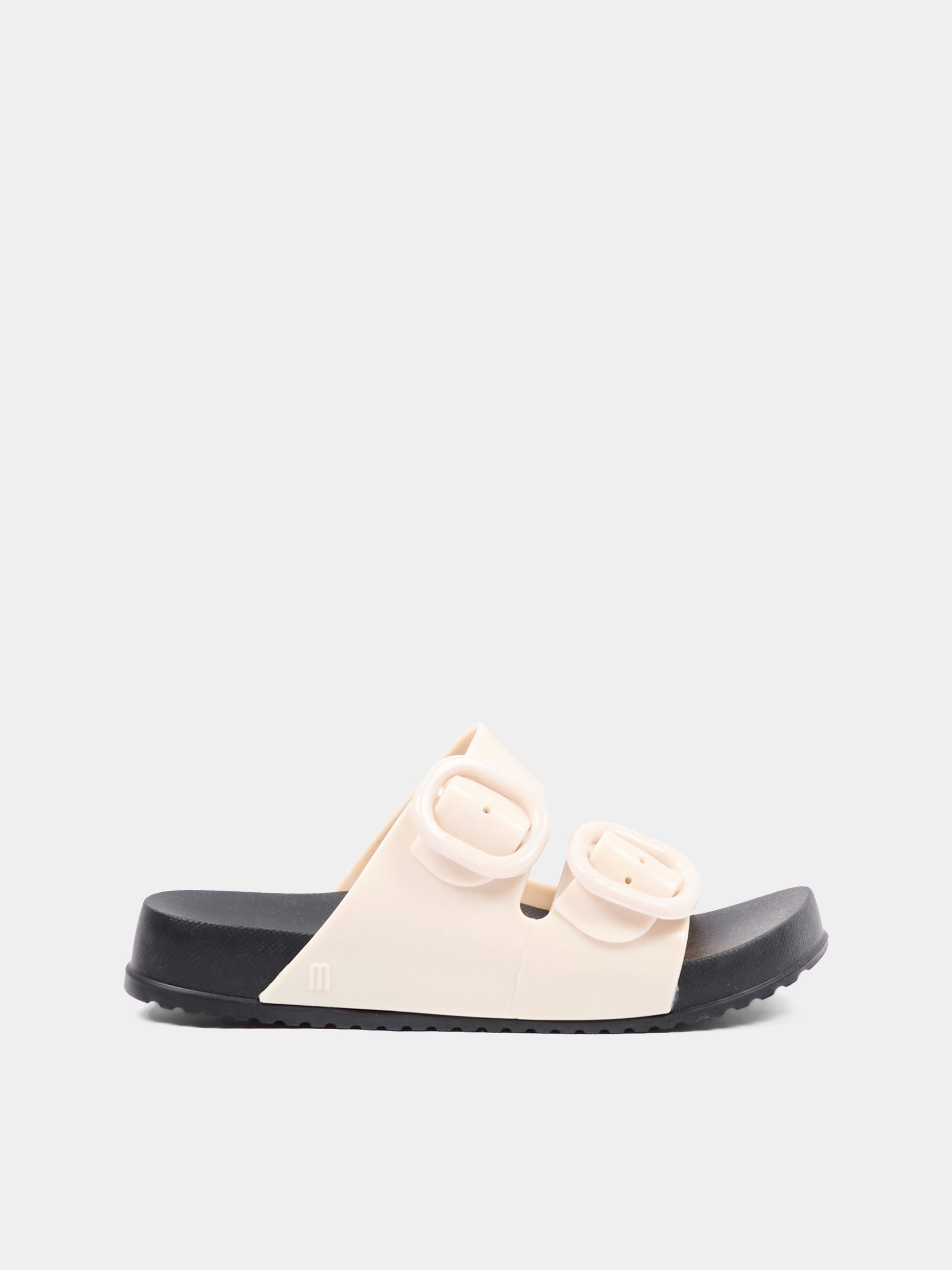 Ciabatte nere per bambina bicolore,Mini Melissa,35685-BG191-05889