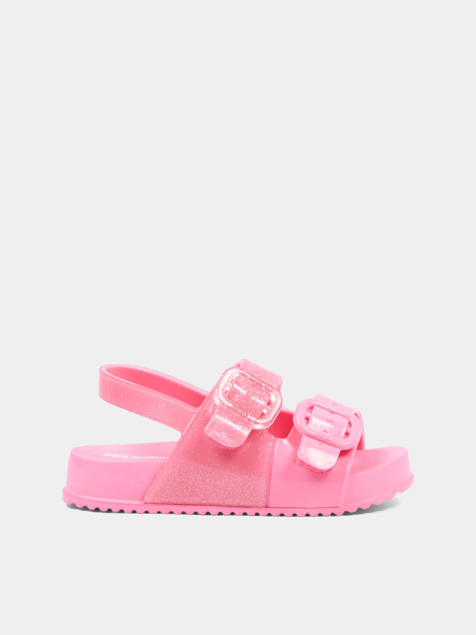 Ciabatte rosa per bambina con glitter,Mini Melissa,35686-AR517-05393