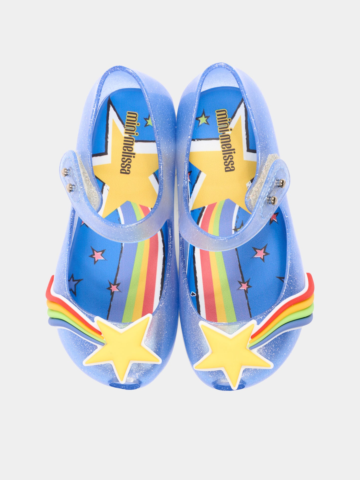 Ballerine blu per bambina con stella,Mini Melissa,S-37107-BN550
