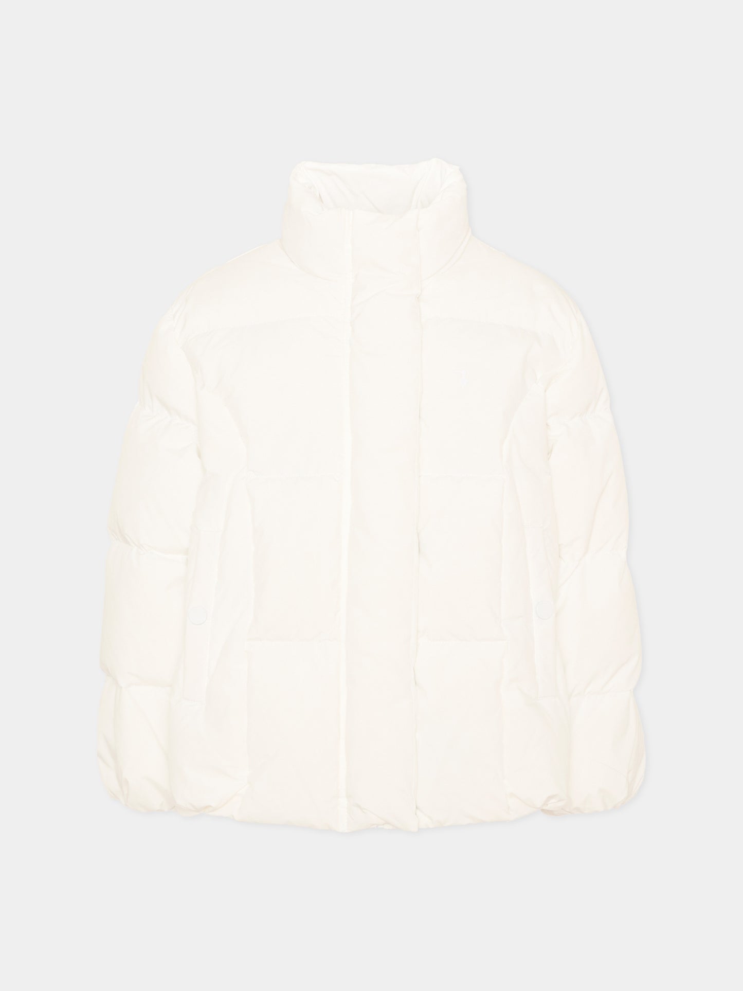 Piumini avorio per bambina,Trussardi Junior,TGA26064PI ALMOND ALMOND