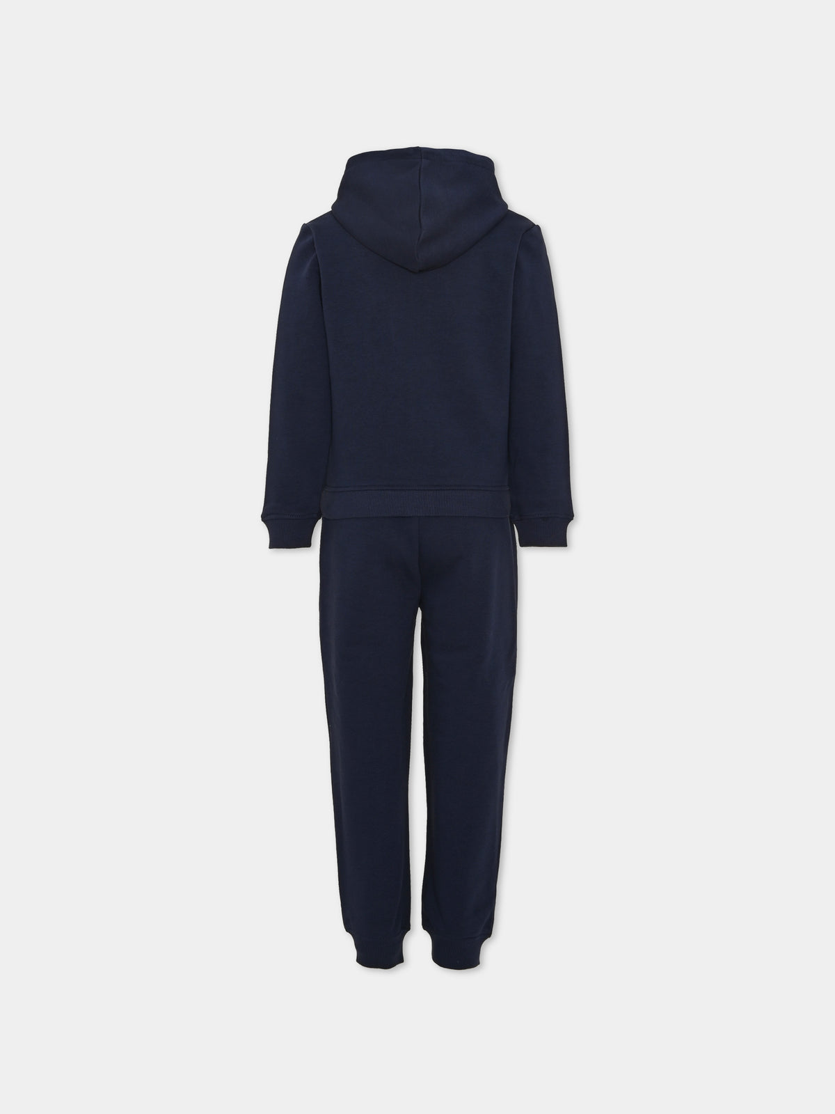Completo sportivo lungo blu per bambina,Trussardi Junior,TIA26029CF BLUE_N/B.N BLUE NAVAL