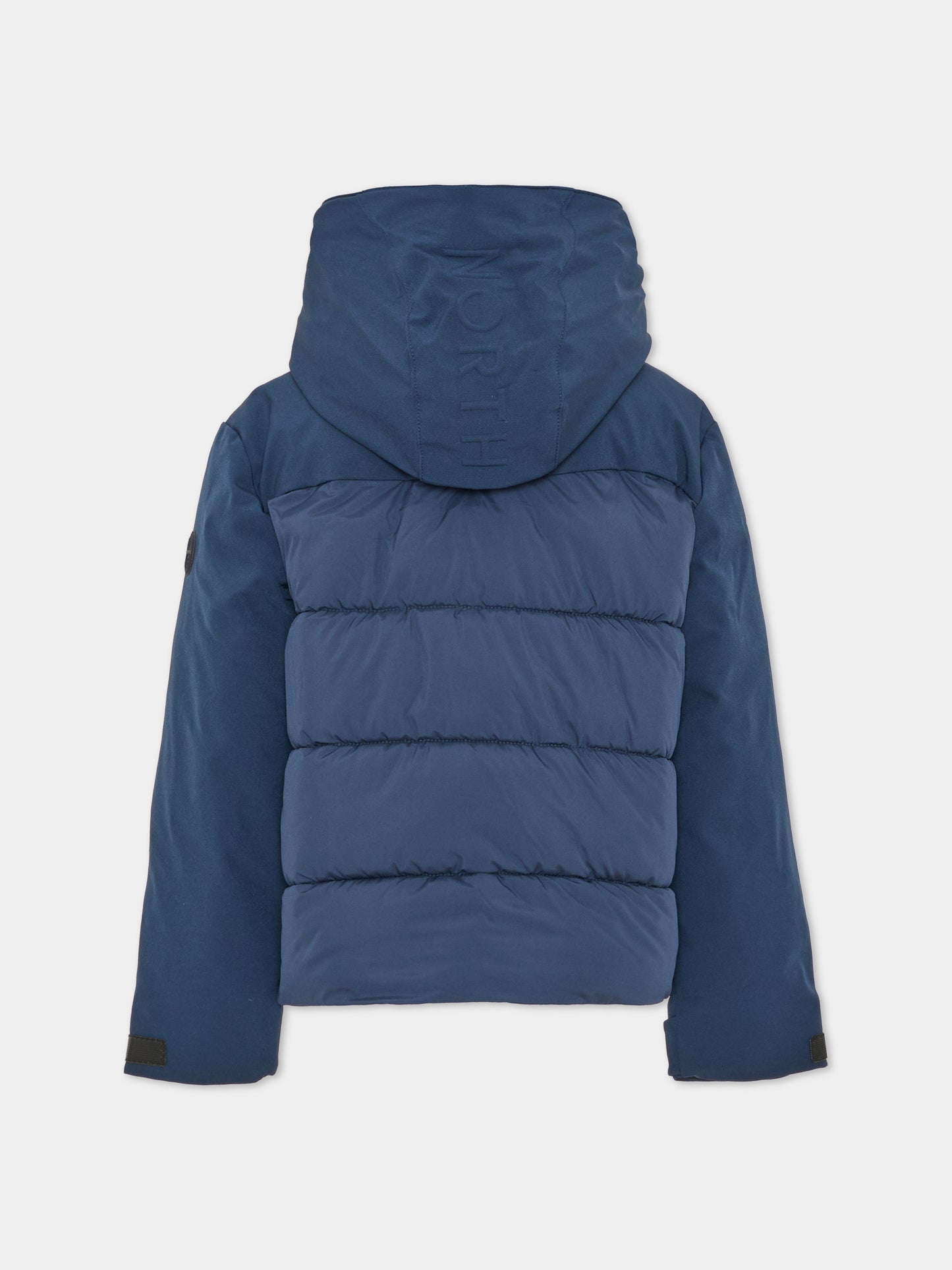 Piumino blu per bambino con cappuccio,North Sails,NBA26071GB BLUE NAVY