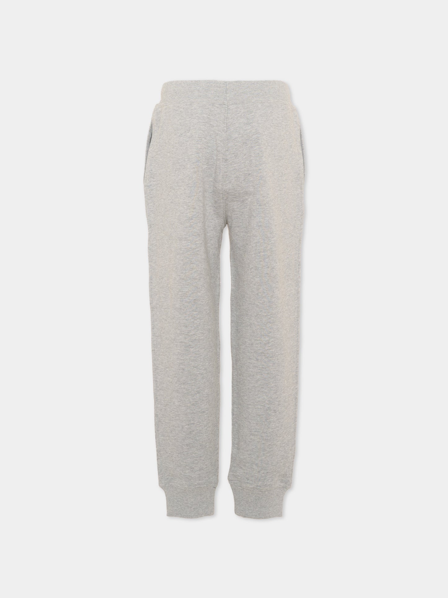 Pantalone grigio per bambini con patch,Burberry Kids,8131996 A2142
