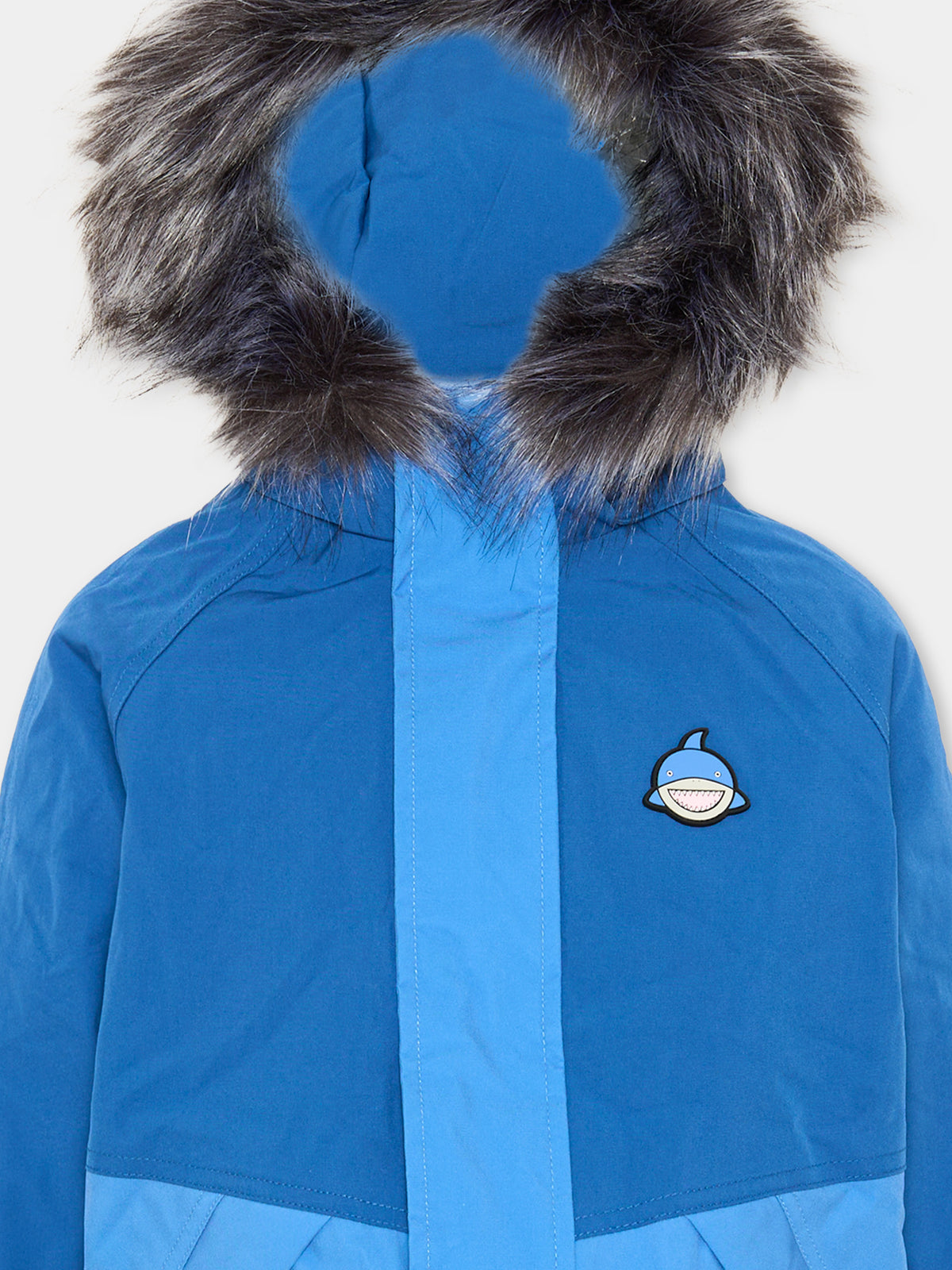 Piumino da neve azzurro Reef The Shark per bambino,Roarsome,REEF THE SHARK SKI JACKET