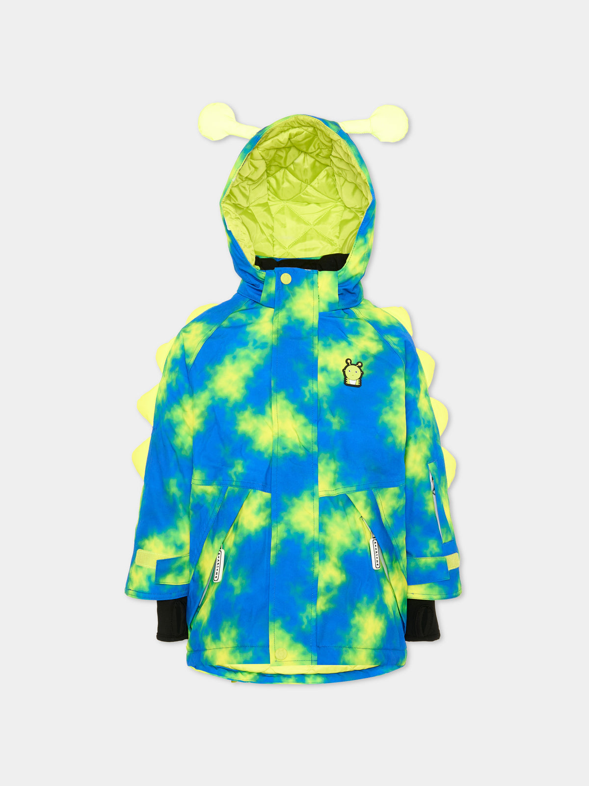 Piumino da neve blu Camo The Alien per bambini