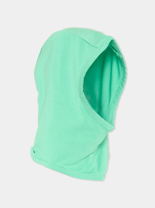 Green balaclava for boy
