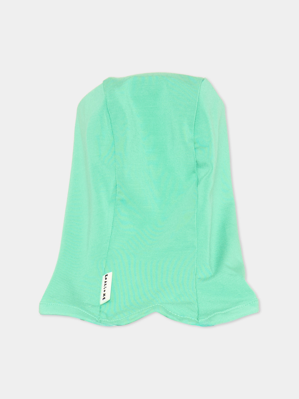 Green balaclava for boy