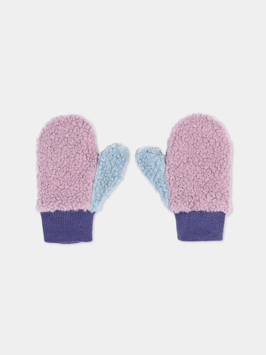 Guanti lilla per bambina,Roarsome,PURPLE MITTENS