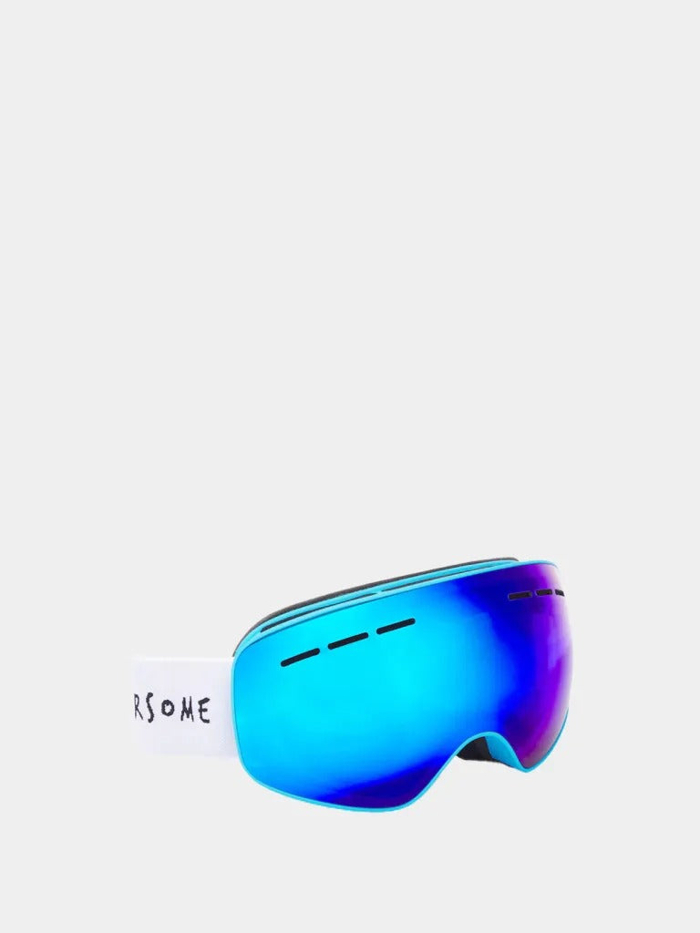 Occhiali da sci blu per bambino,Roarsome,BLUE SKI GOGGLES