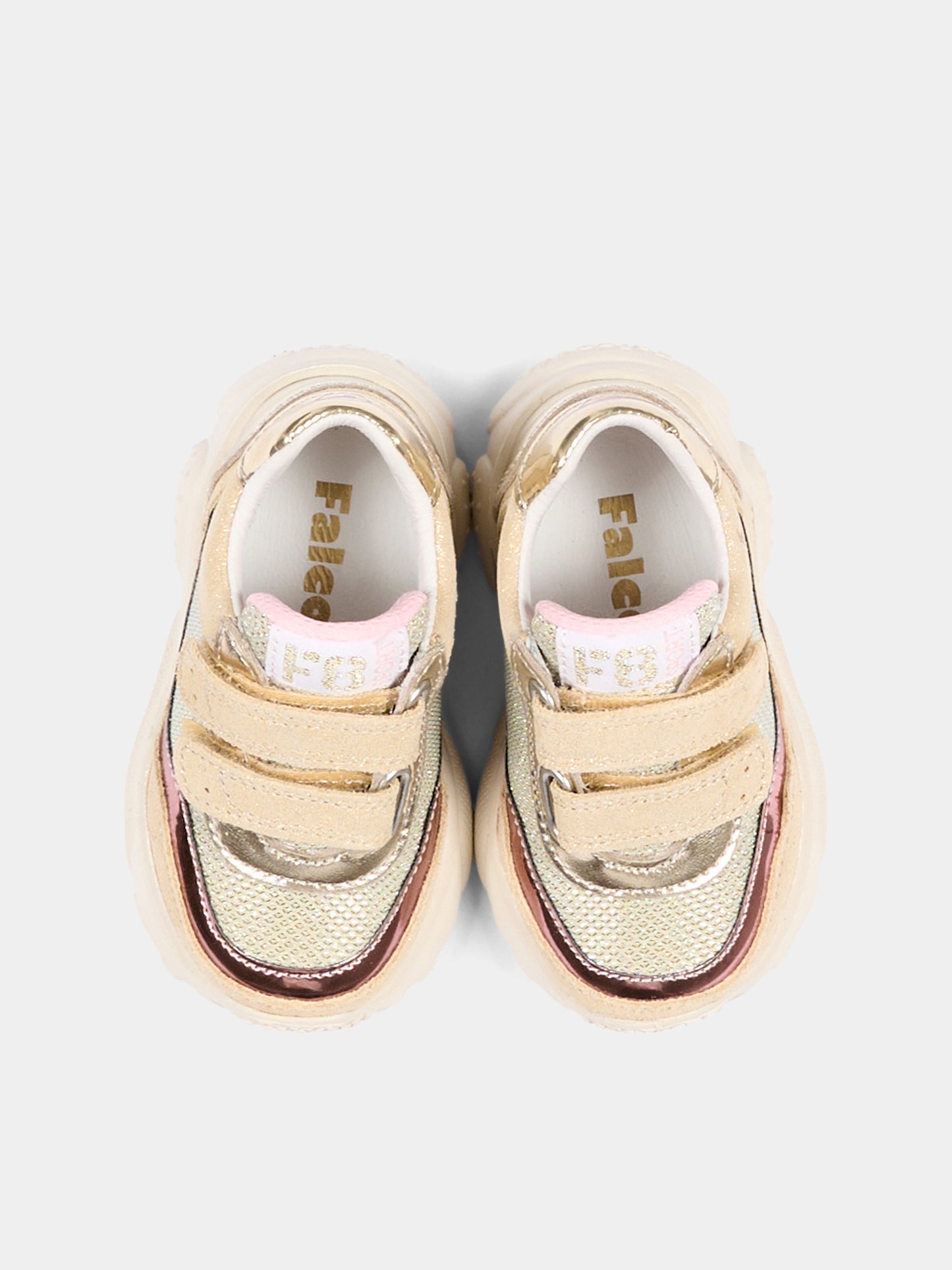 Sneakers oro per neonata,Falcotto,001 2019002 26 1Q20
