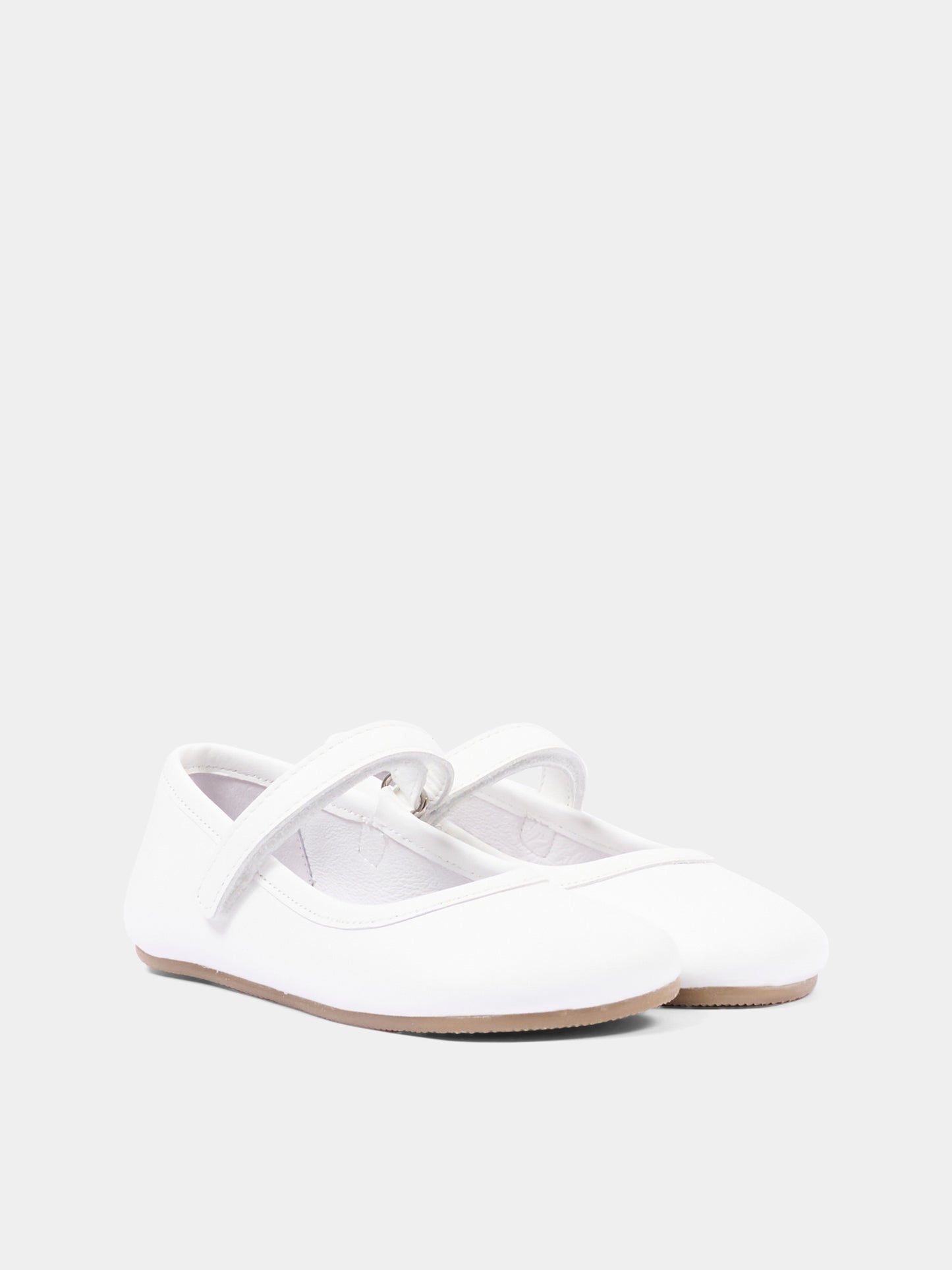 Ballerine bianche per bambina,Pisamonas,1815 BLANCO