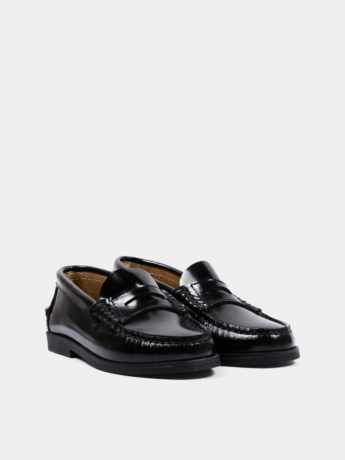 Mocassini neri per bambini,Pisamonas,0077 NEGRO