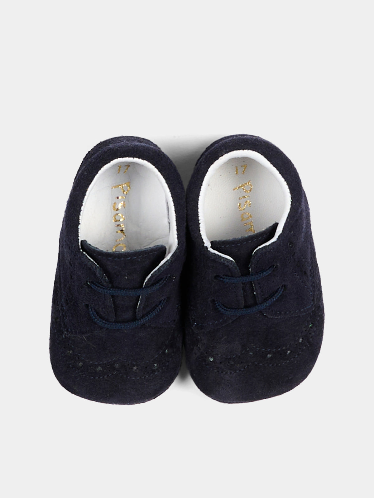 Scarpe stringate blu per neonato,Pisamonas,0483 AZUL MARINO