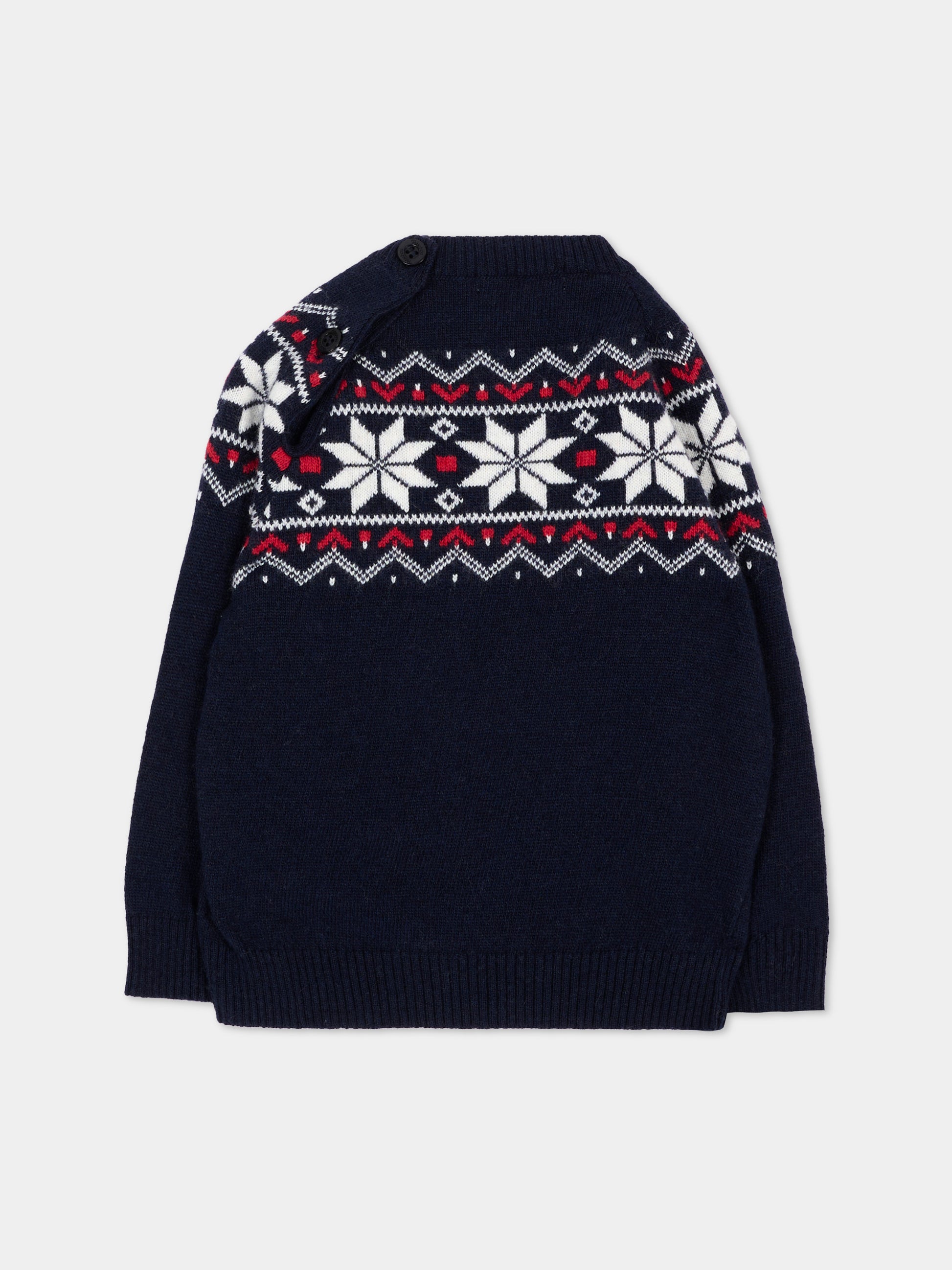 Maglione blu per neonato,Patachou,PAP 47 SWE4333364 360