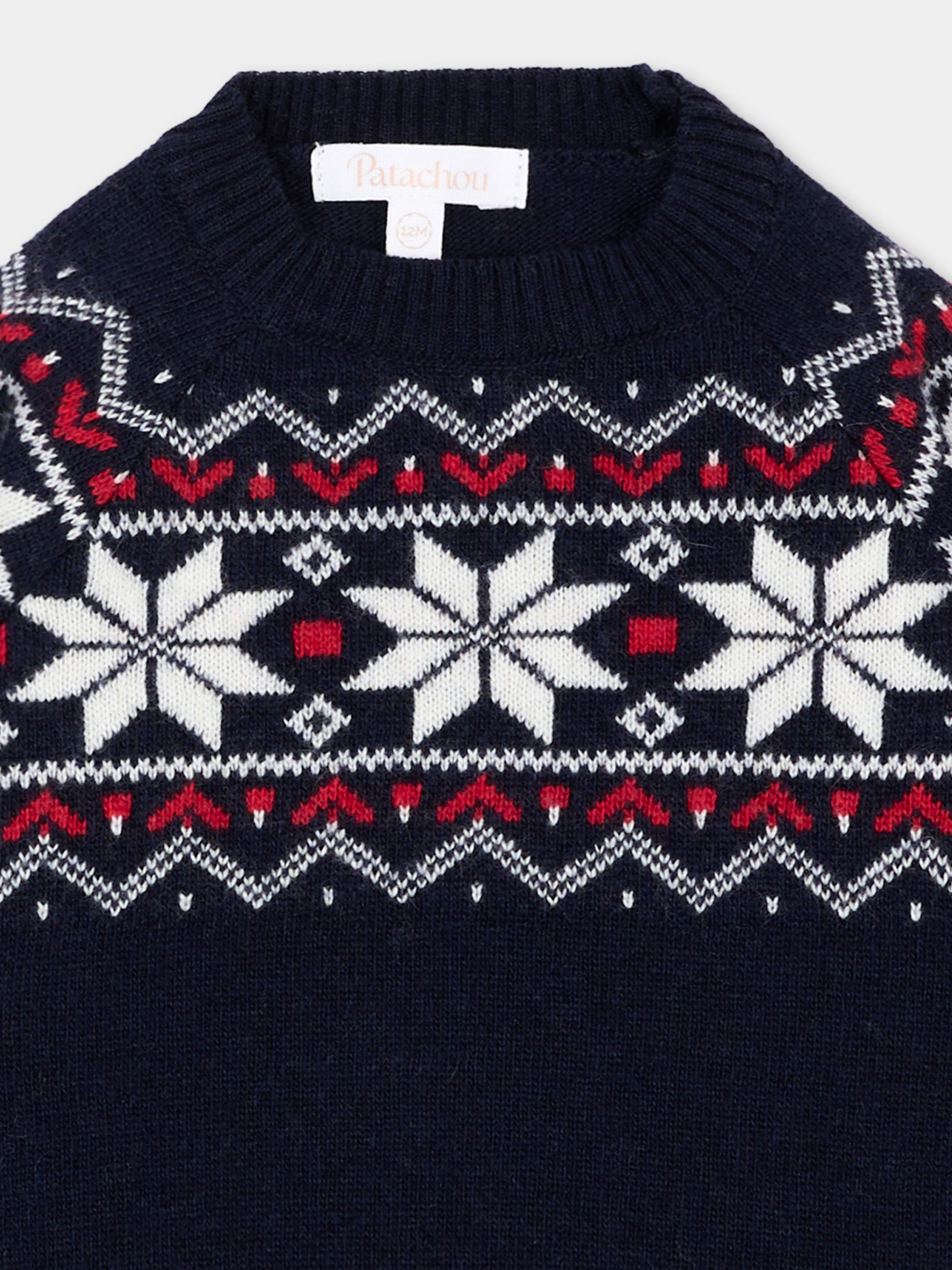 Maglione blu per neonato,Patachou,PAP 47 SWE4333364 360