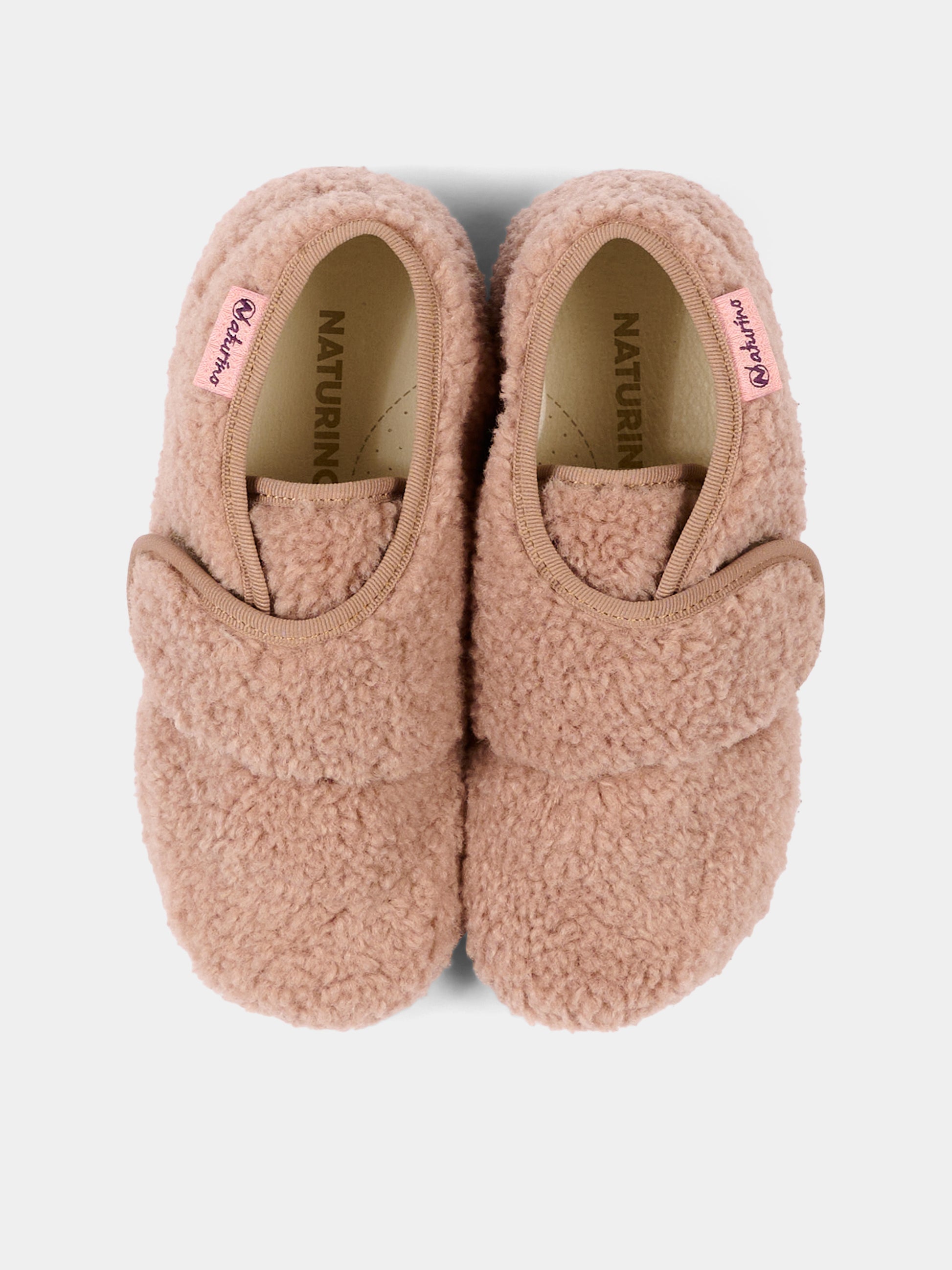 Pantofole rosa per bambina con strappo,Naturino,001 4000673 55 0M01