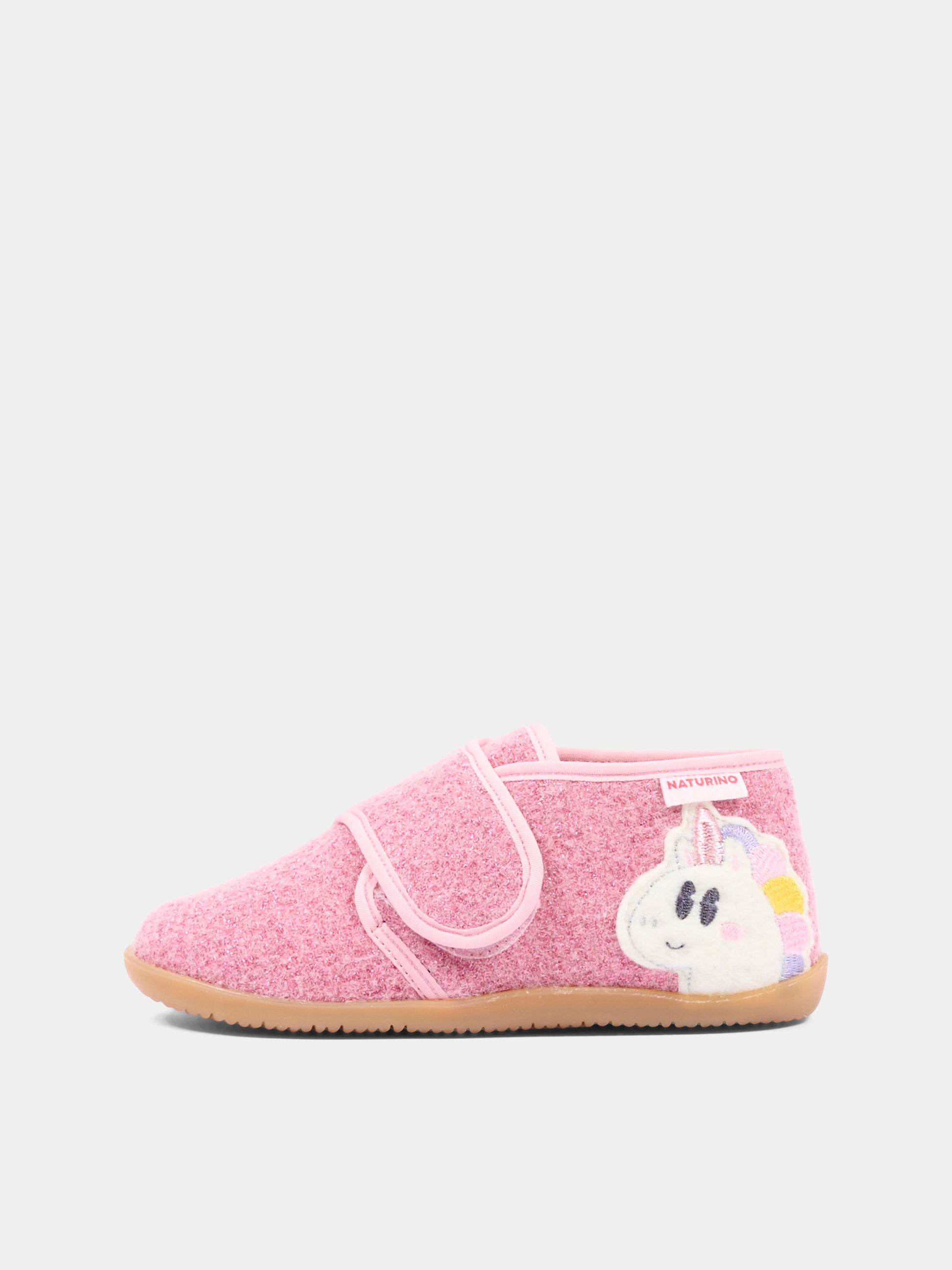 Pantofole rosa per bambina con unicorno,Naturino,001 4000738 01 0M02