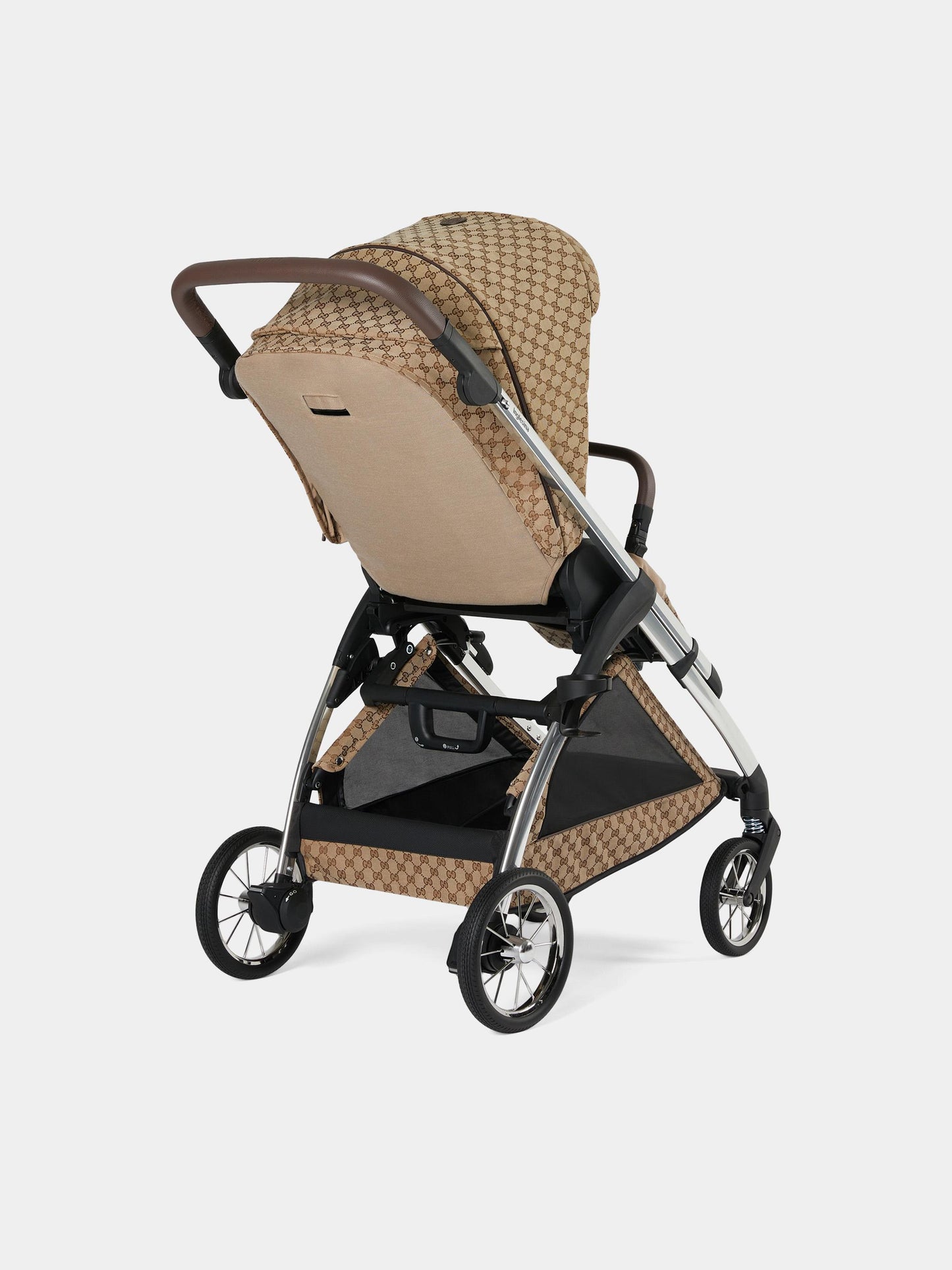 Passeggino beige per neonati con monogram GG,Gucci Kids,770106 FACO7 9758