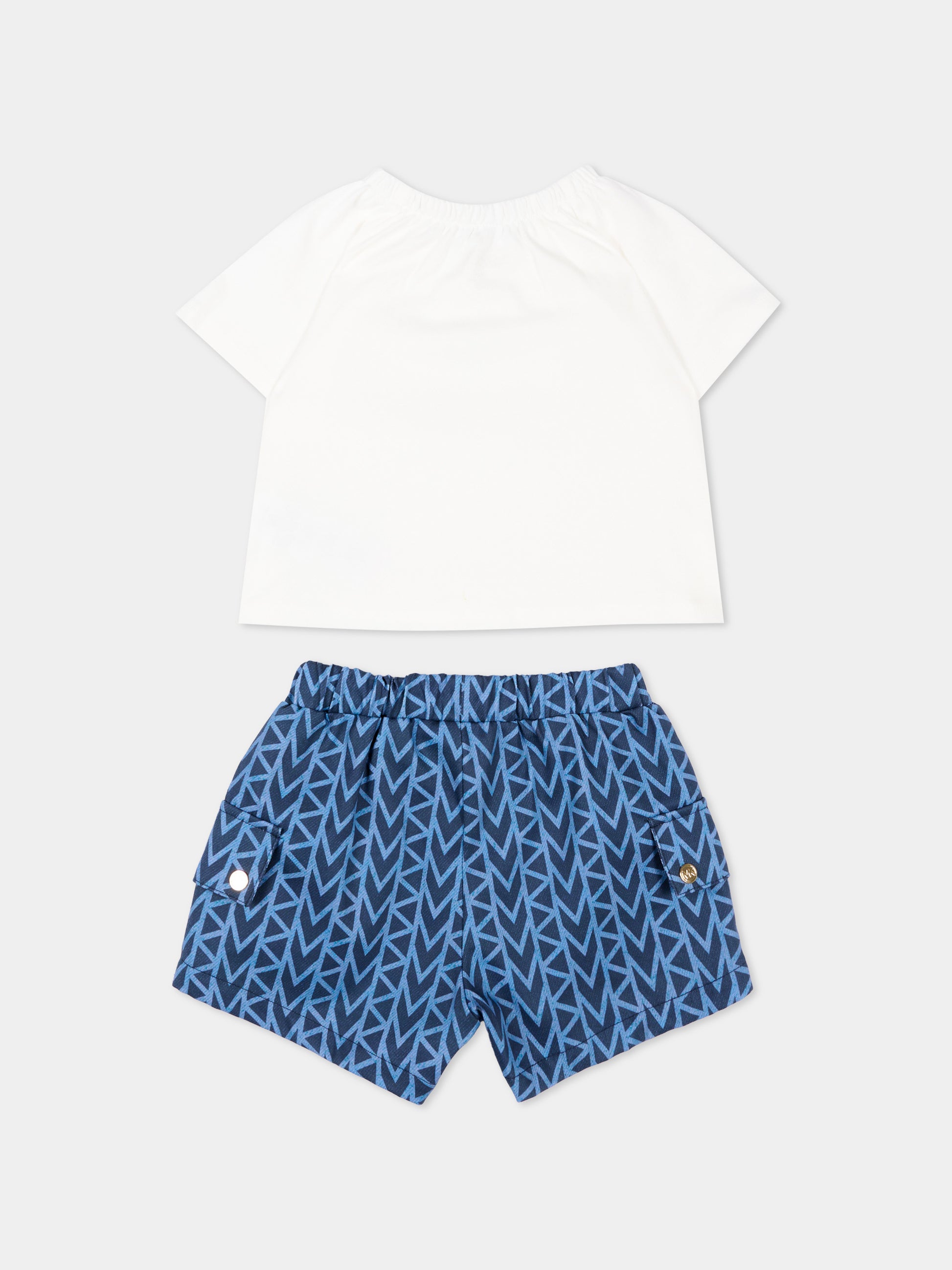 Completo sportivo denim per neonata,Michael Kors,R30614 Z10