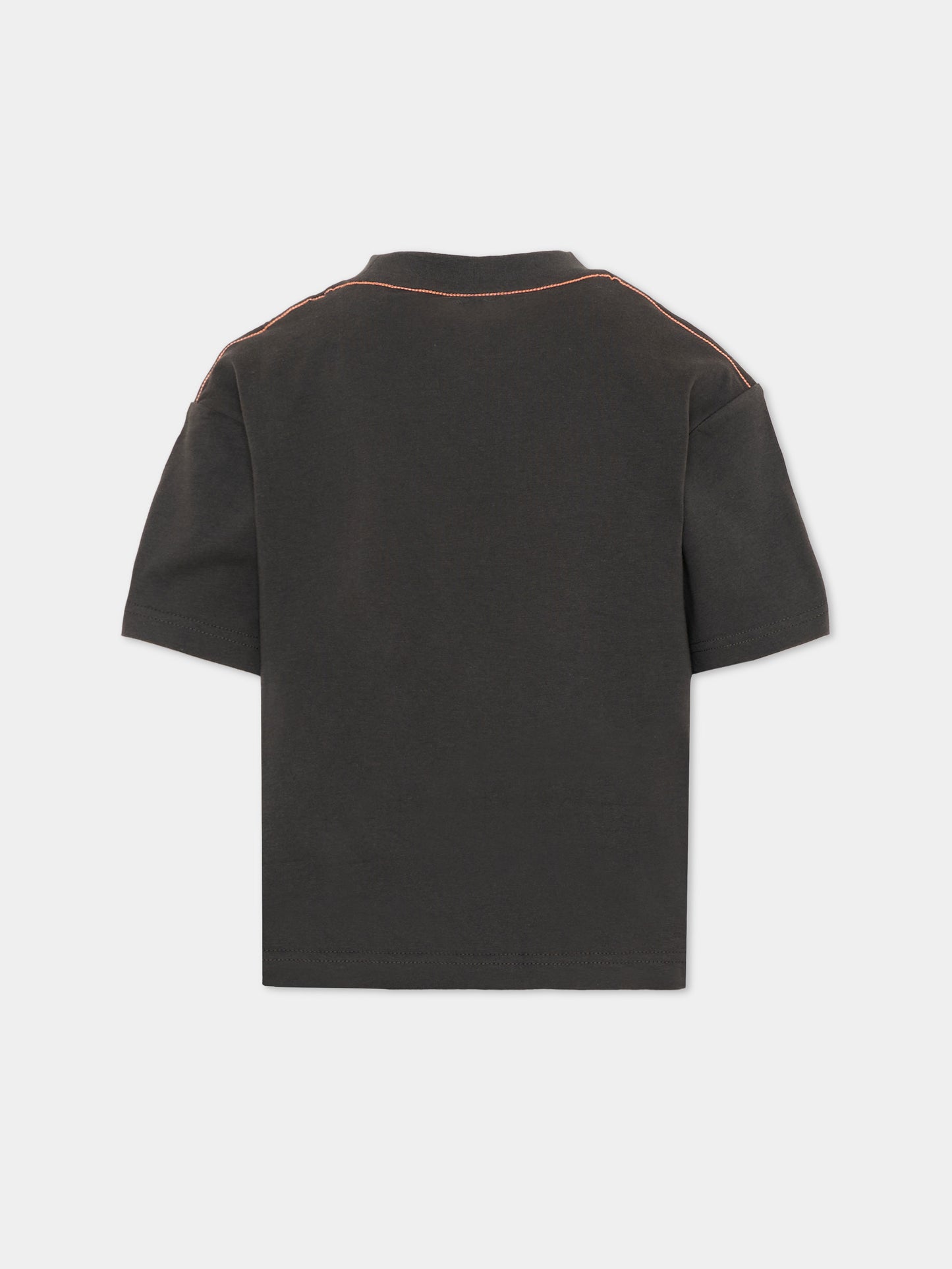 T-shirt grigia per bambino con logo,Timberland,T60791 066