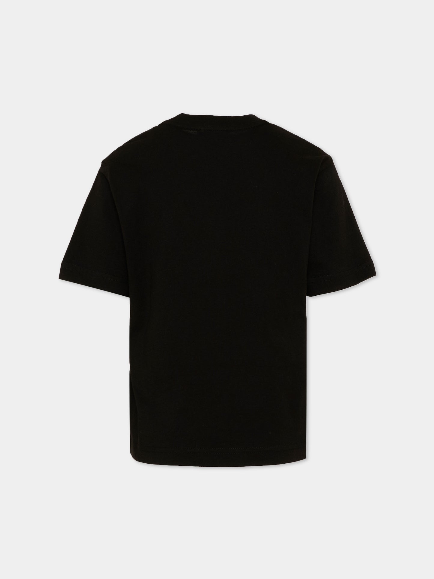 T-Shirt nera Diesel per bambini,Diesel,J02868 KYA1M K900