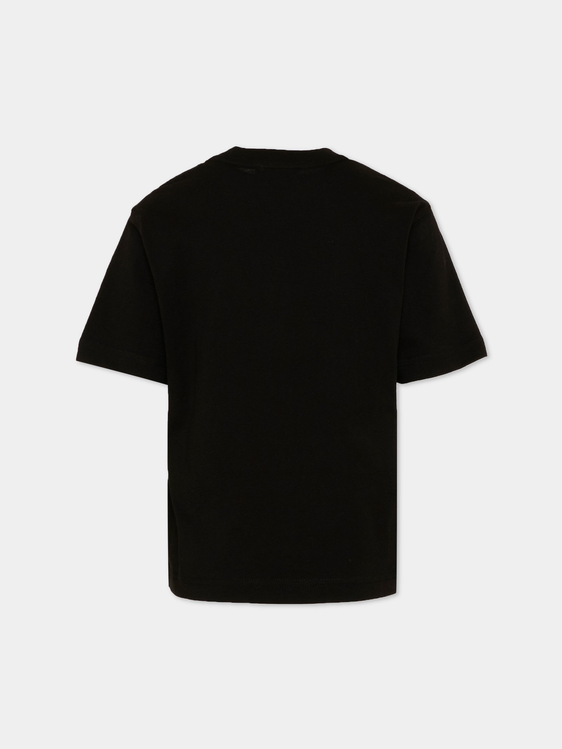 T-Shirt nera Diesel per bambini,Diesel,J02868 KYA1M K900