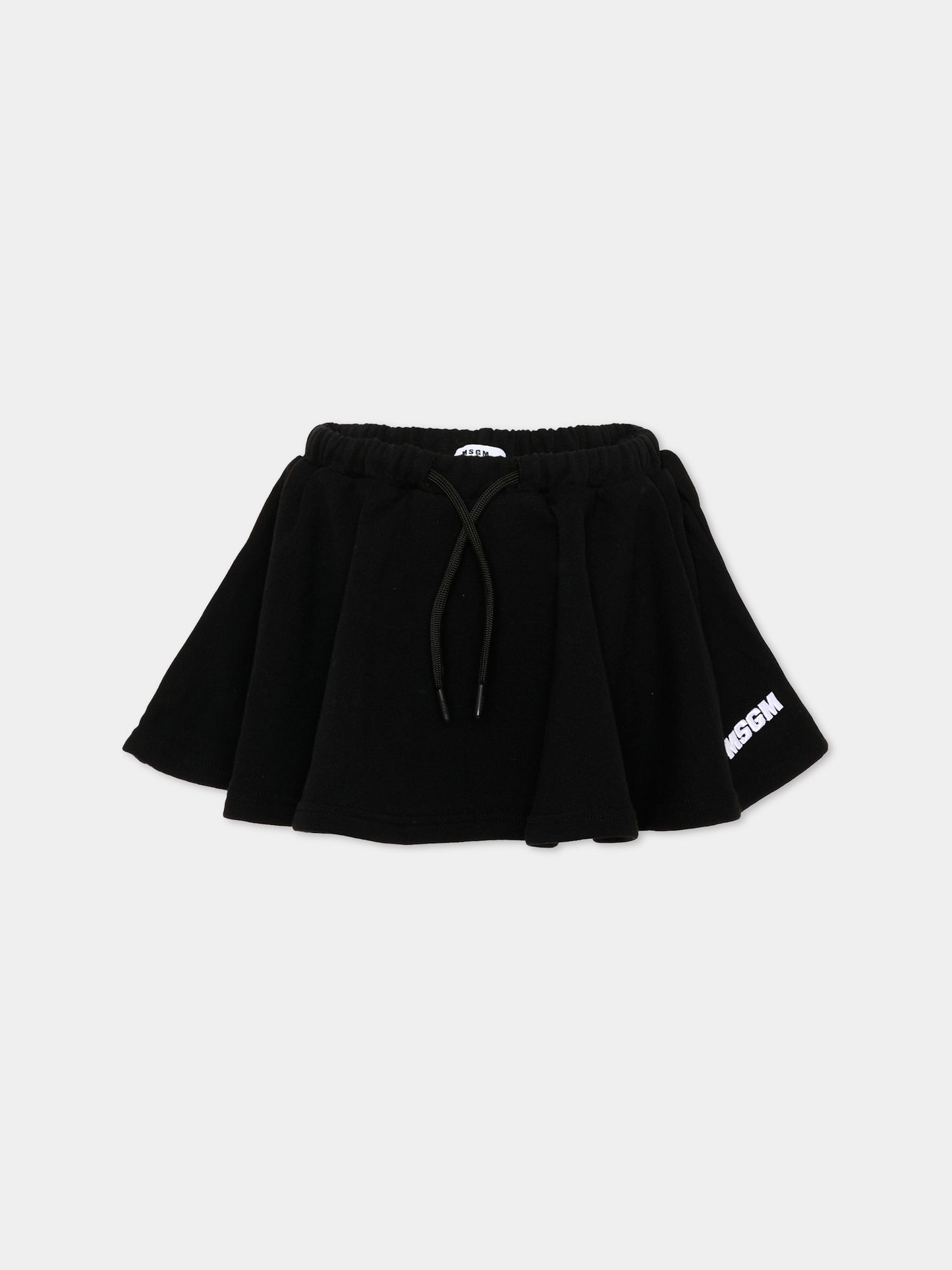 Gonna nera per bambina,Msgm Kids,S6MSJGST075 110
