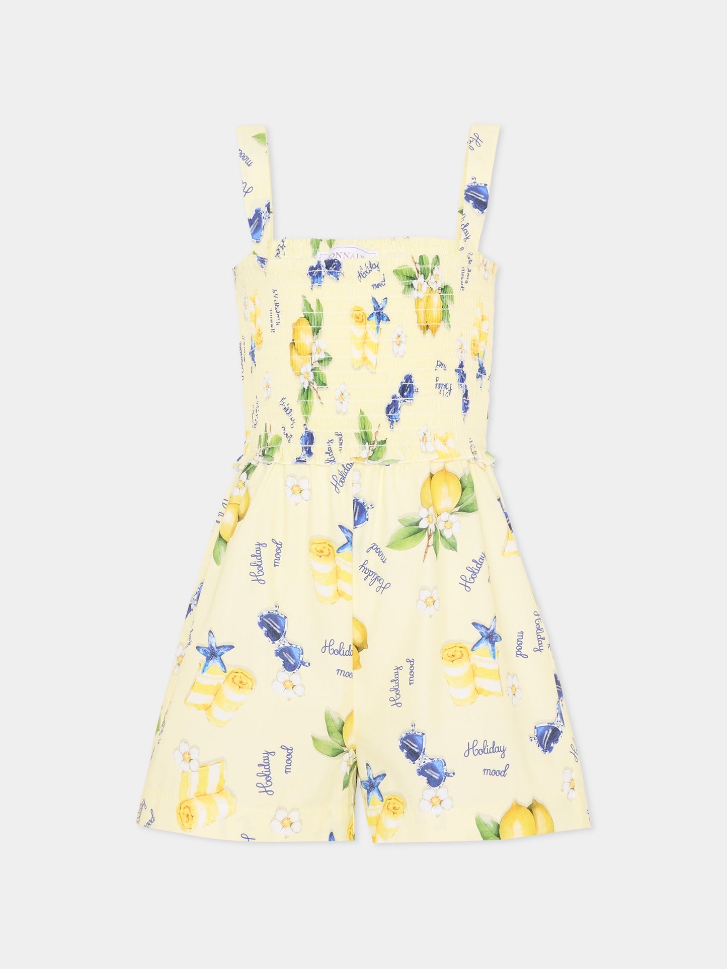 Completo sportivo giallo per bambina,Monnalisa,11G201 7624 0014