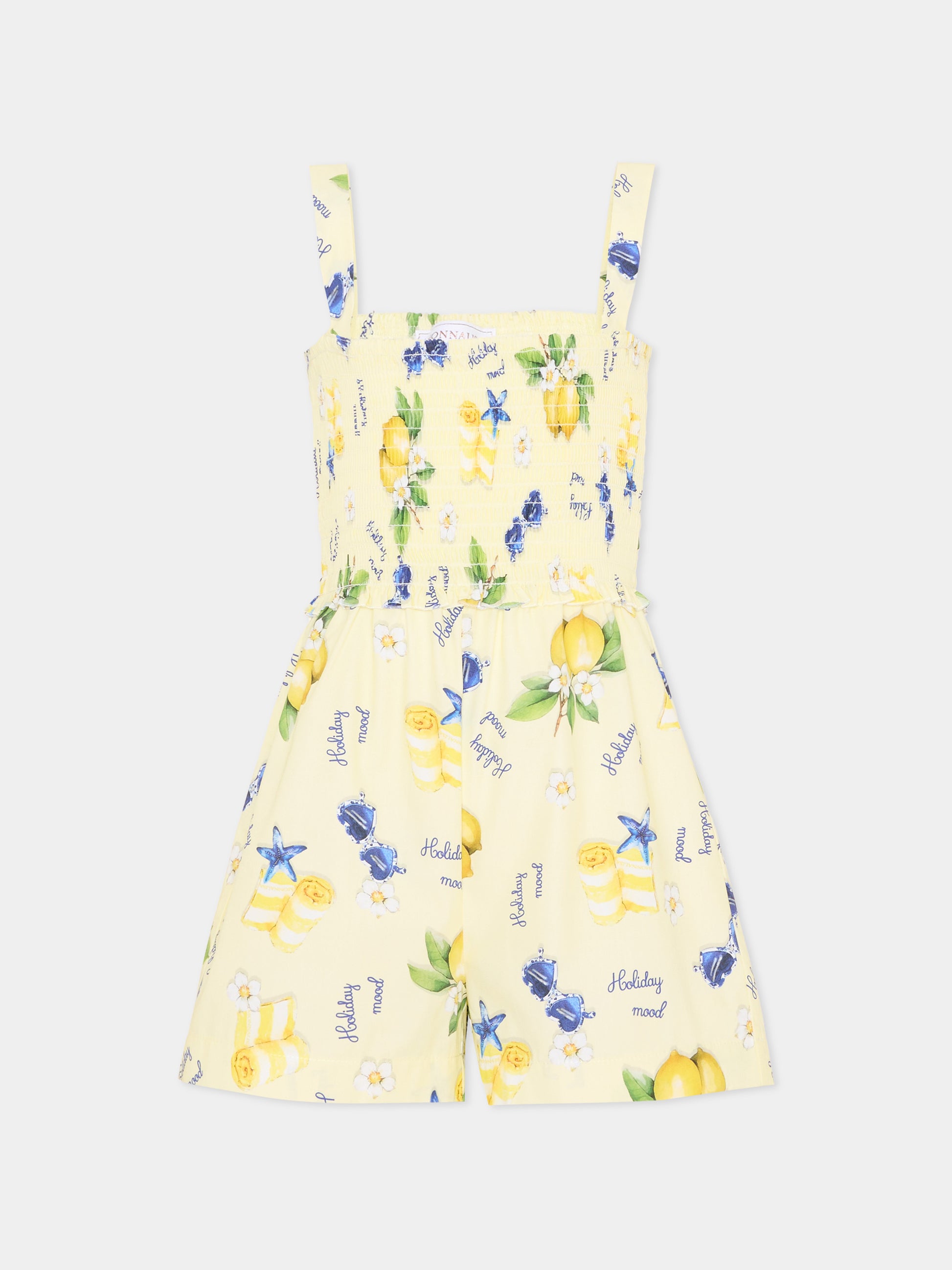 Completo sportivo giallo per bambina,Monnalisa,11G201 7624 0014