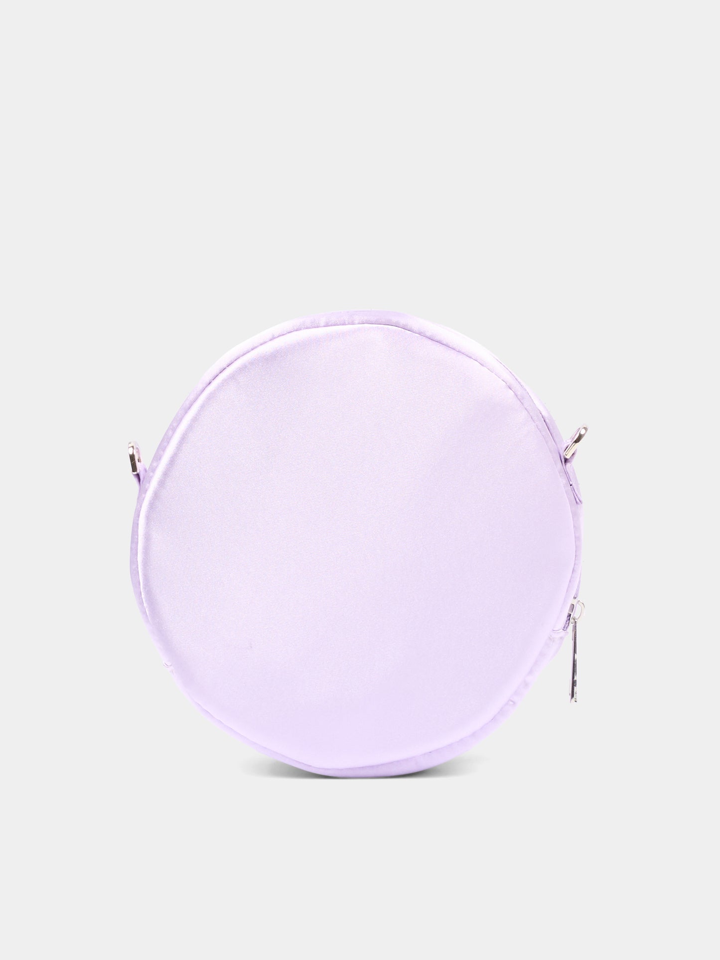 Borsa elegante lilla per bambina con fiore,Monnalisa,19G011 7066 0065