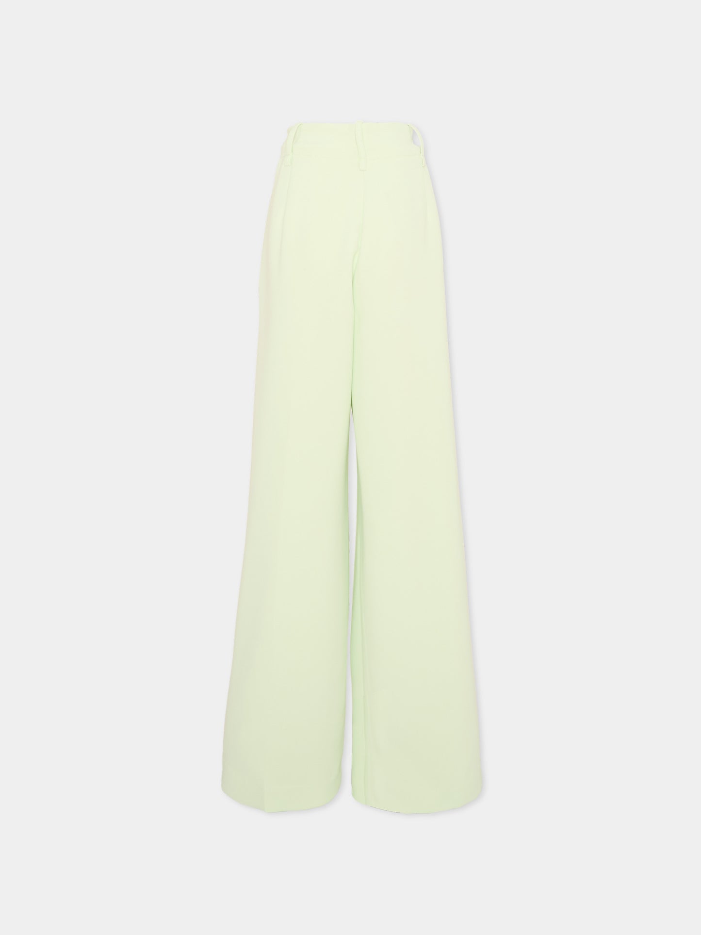 Pantaloni eleganti verde per bambina,Monnalisa,71G404 7303 0020