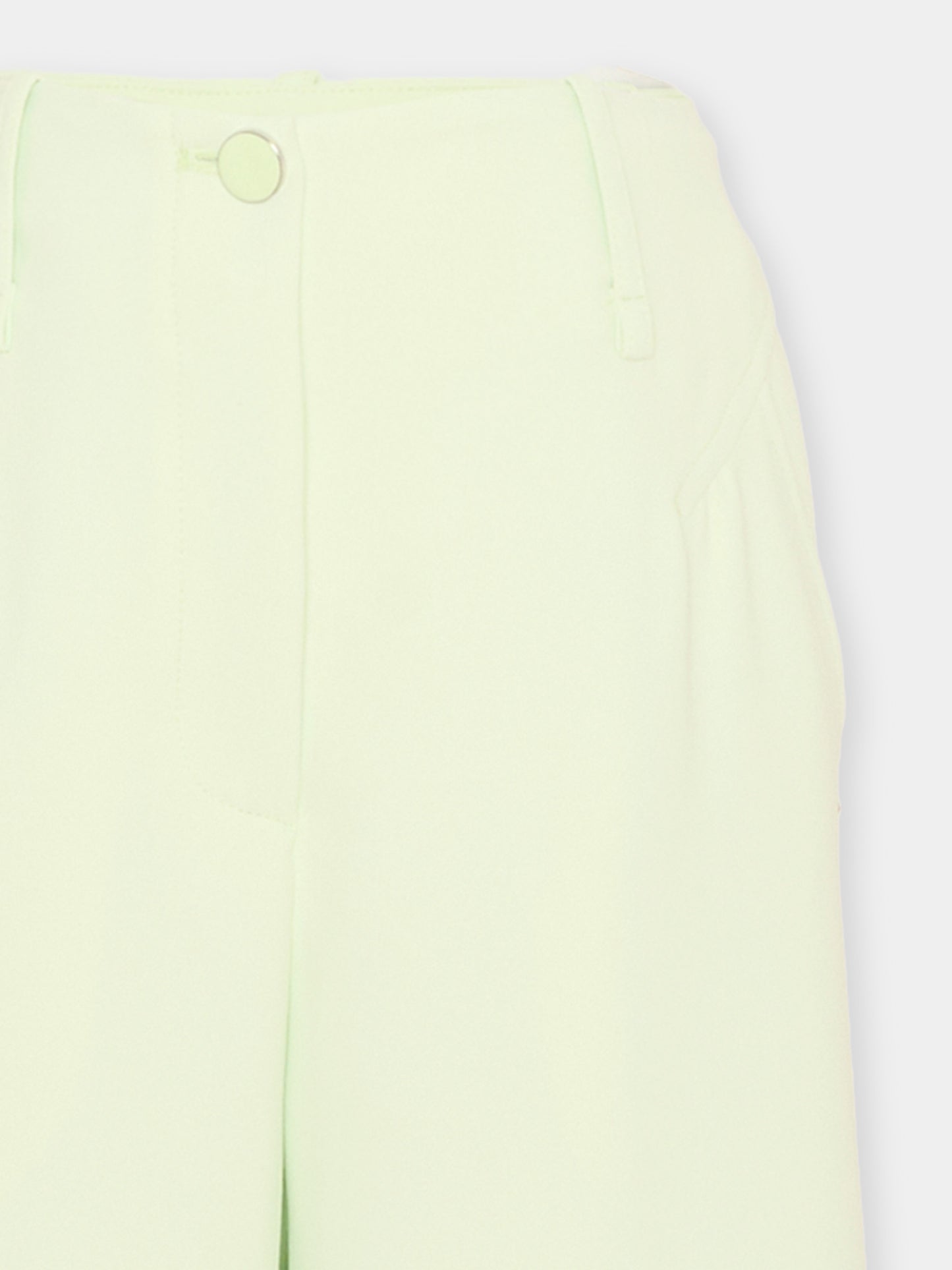 Pantaloni eleganti verde per bambina,Monnalisa,71G404 7303 0020